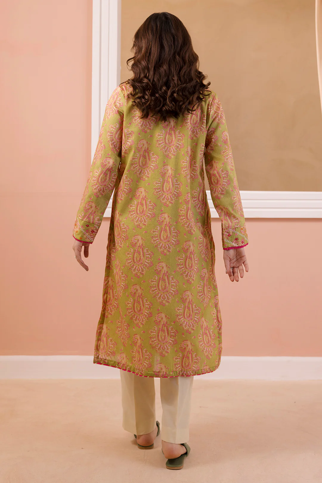 Embroidered Kurta - 3050 - Image 6