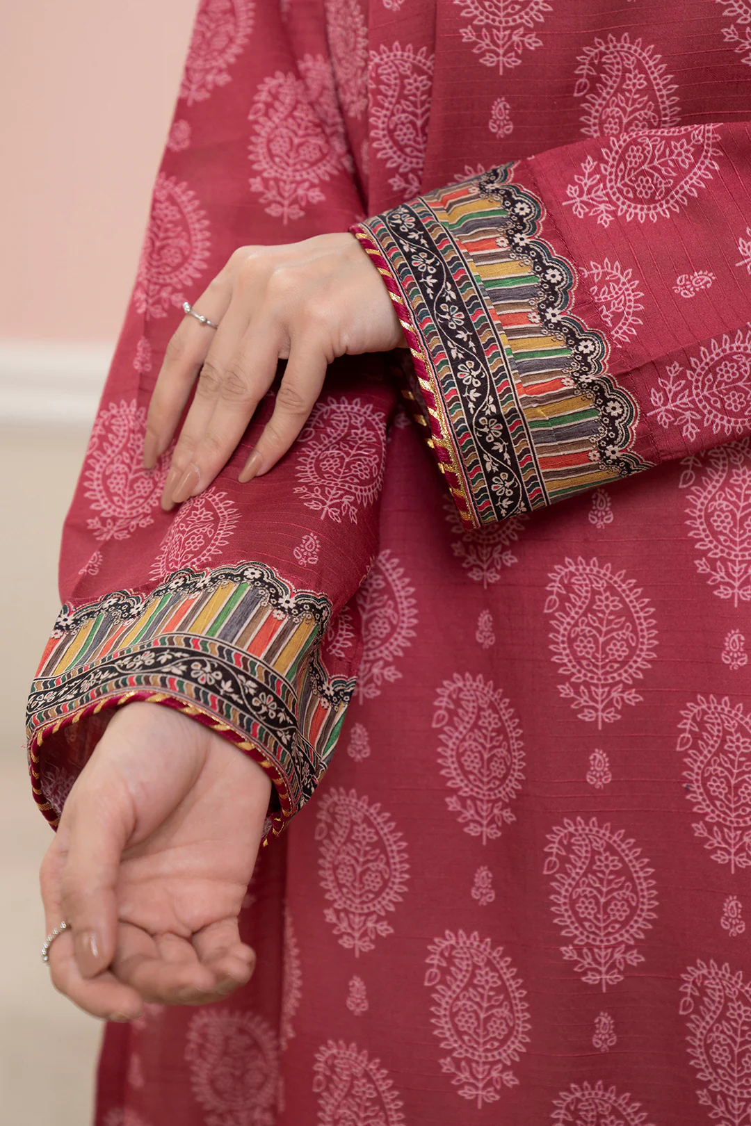 Embroidered Kurta - 3080 - Image 5