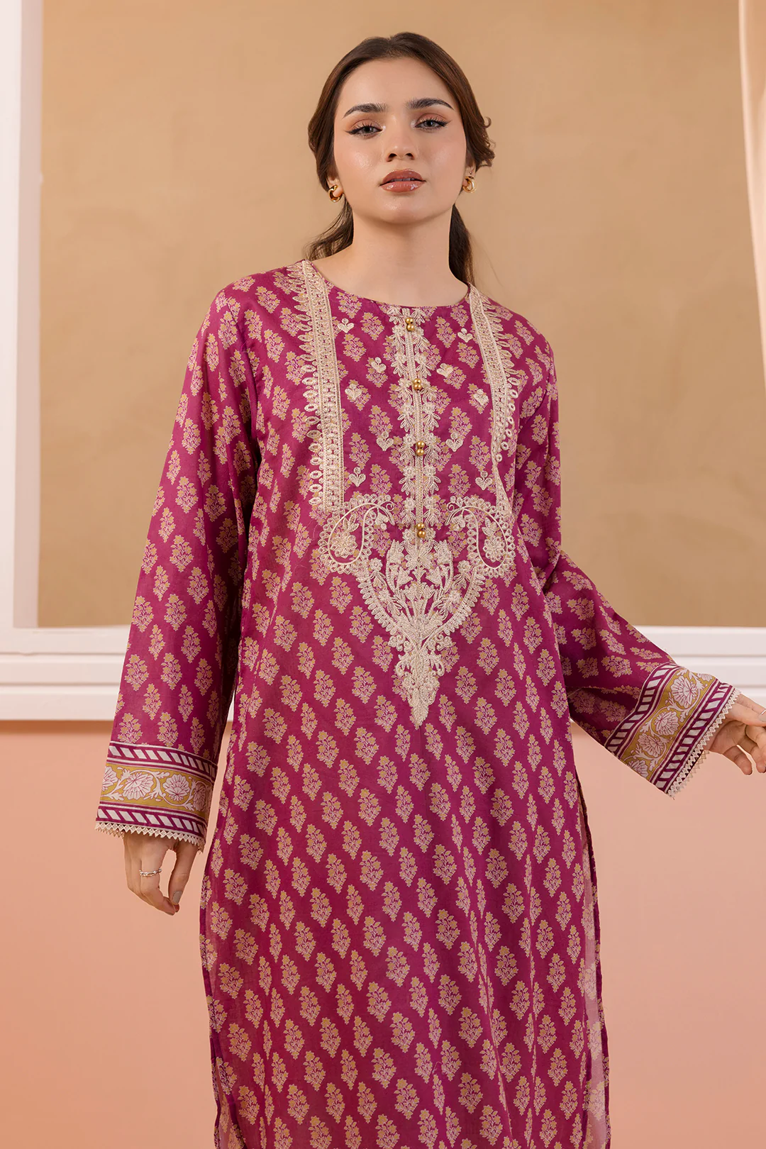 Embroidered Kurta - 3100 - Image 3