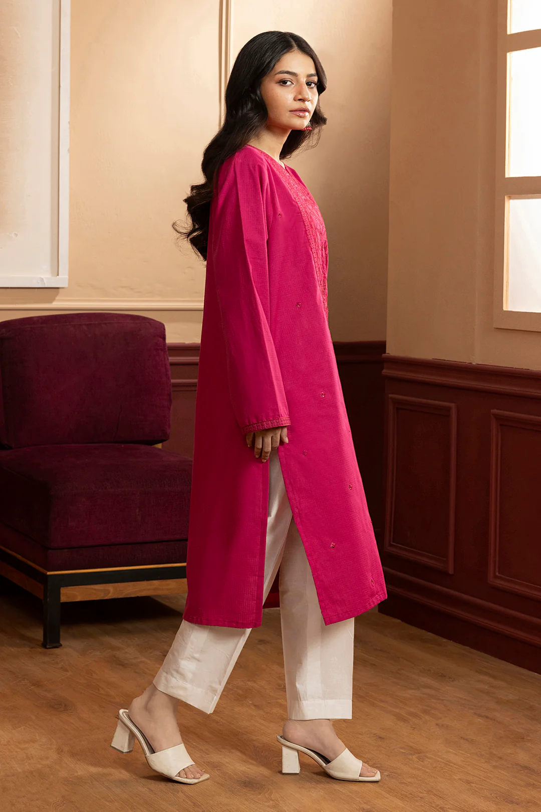 Embroidered Kurta - 3101 - Image 4