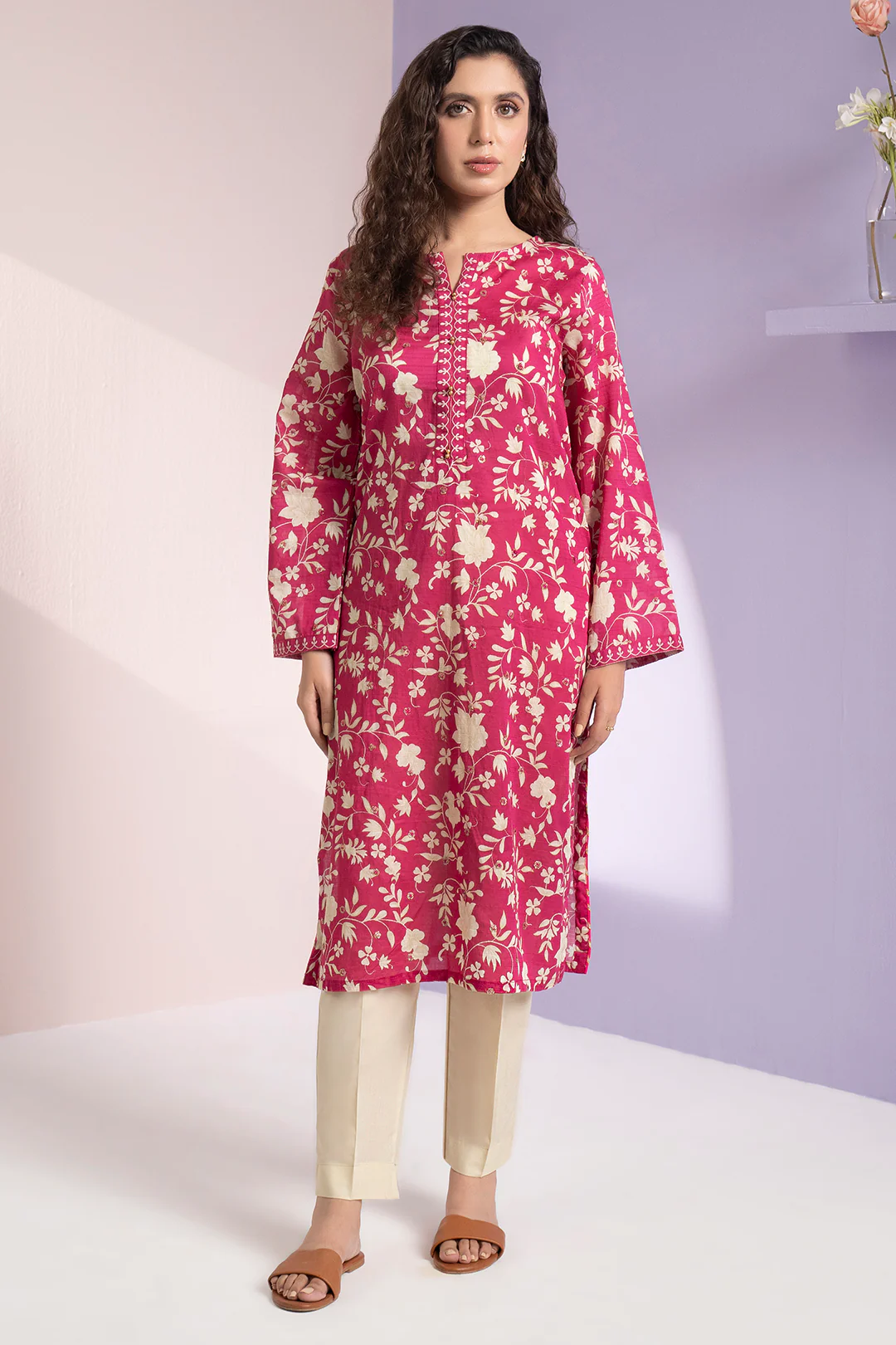 Embroidered Kurta - 3130 - Image 4
