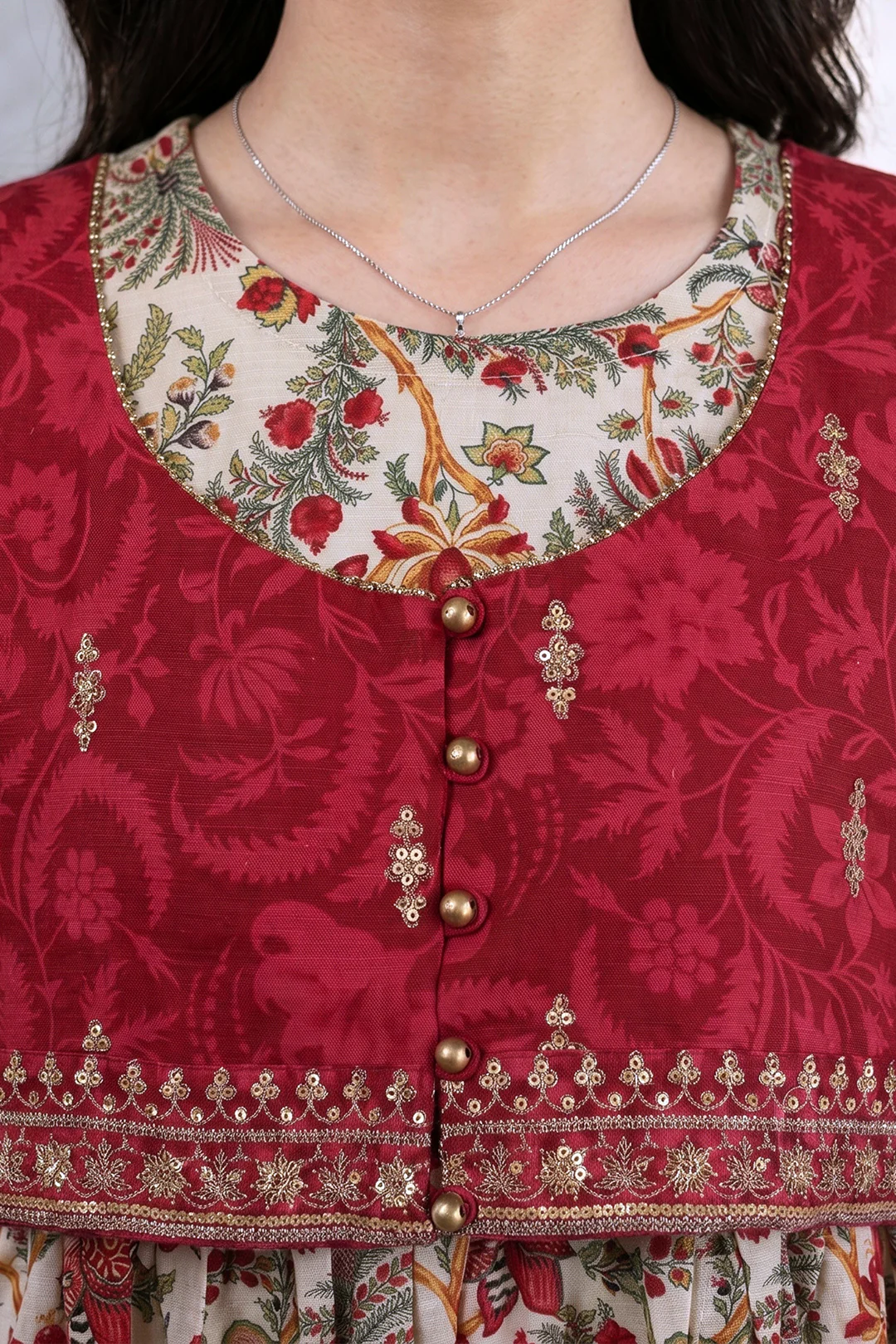 Embroidered Kurta - 2663 - Image 3