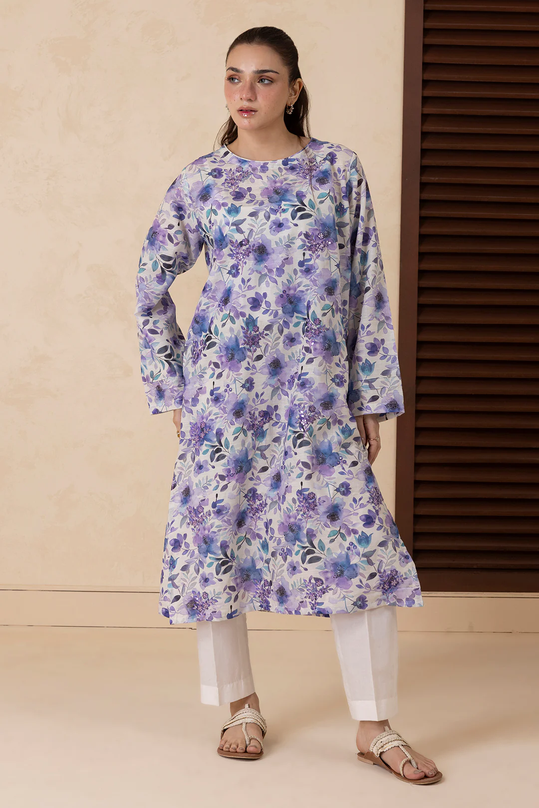 Embroidered Kurta - 2815 - Image 3