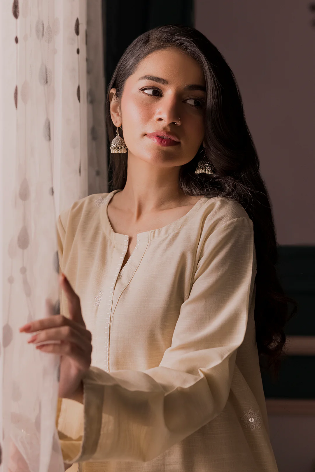 Embroidered Kurta - 2818 - Image 3