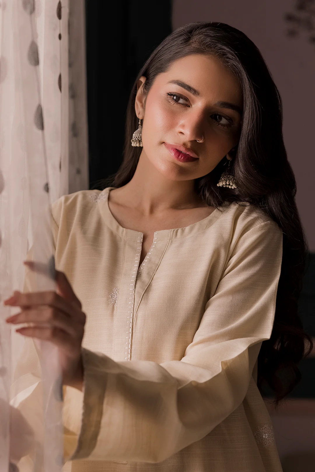 Embroidered Kurta - 2818 - Image 4