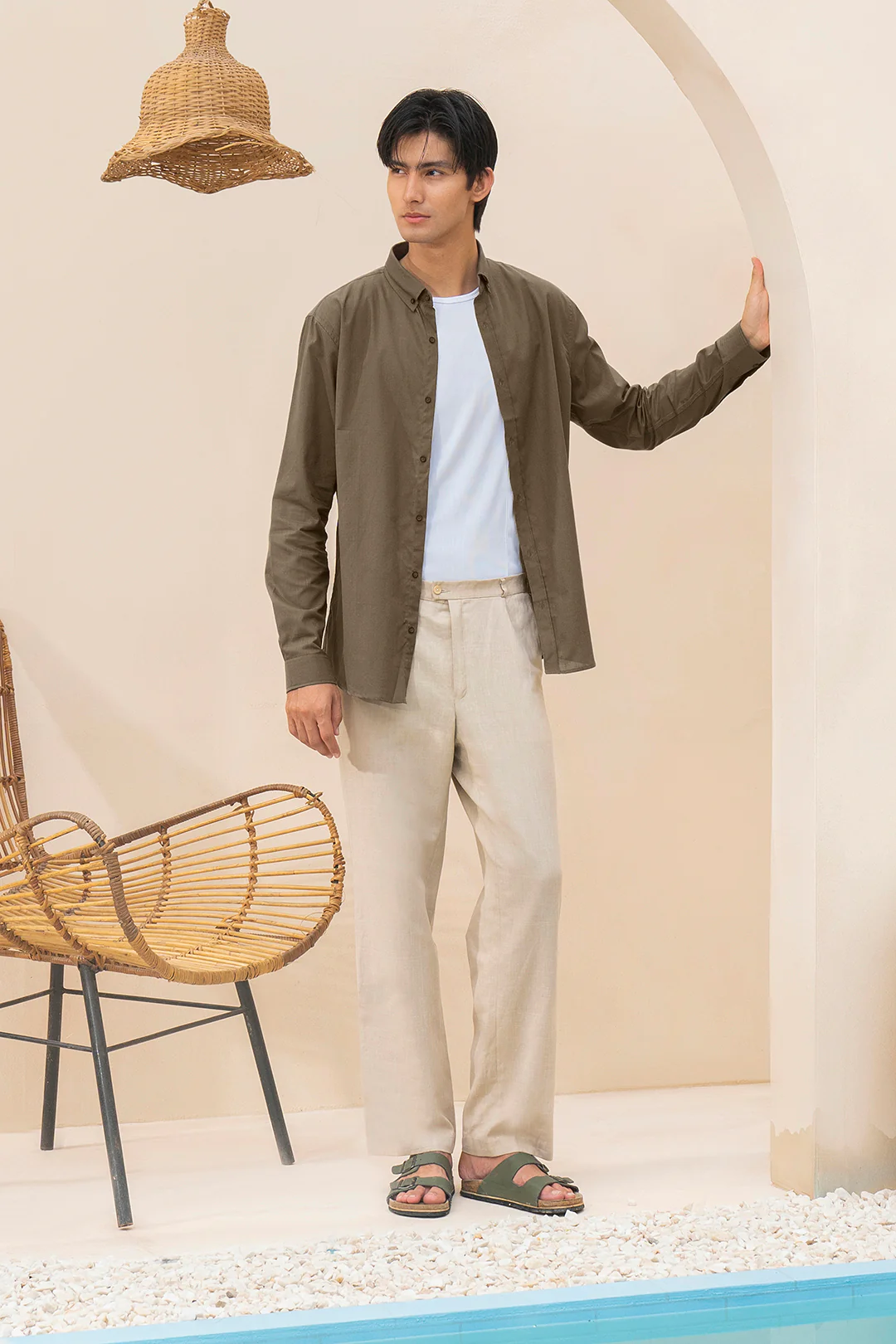 Linen Shirt - 5006 - Image 10