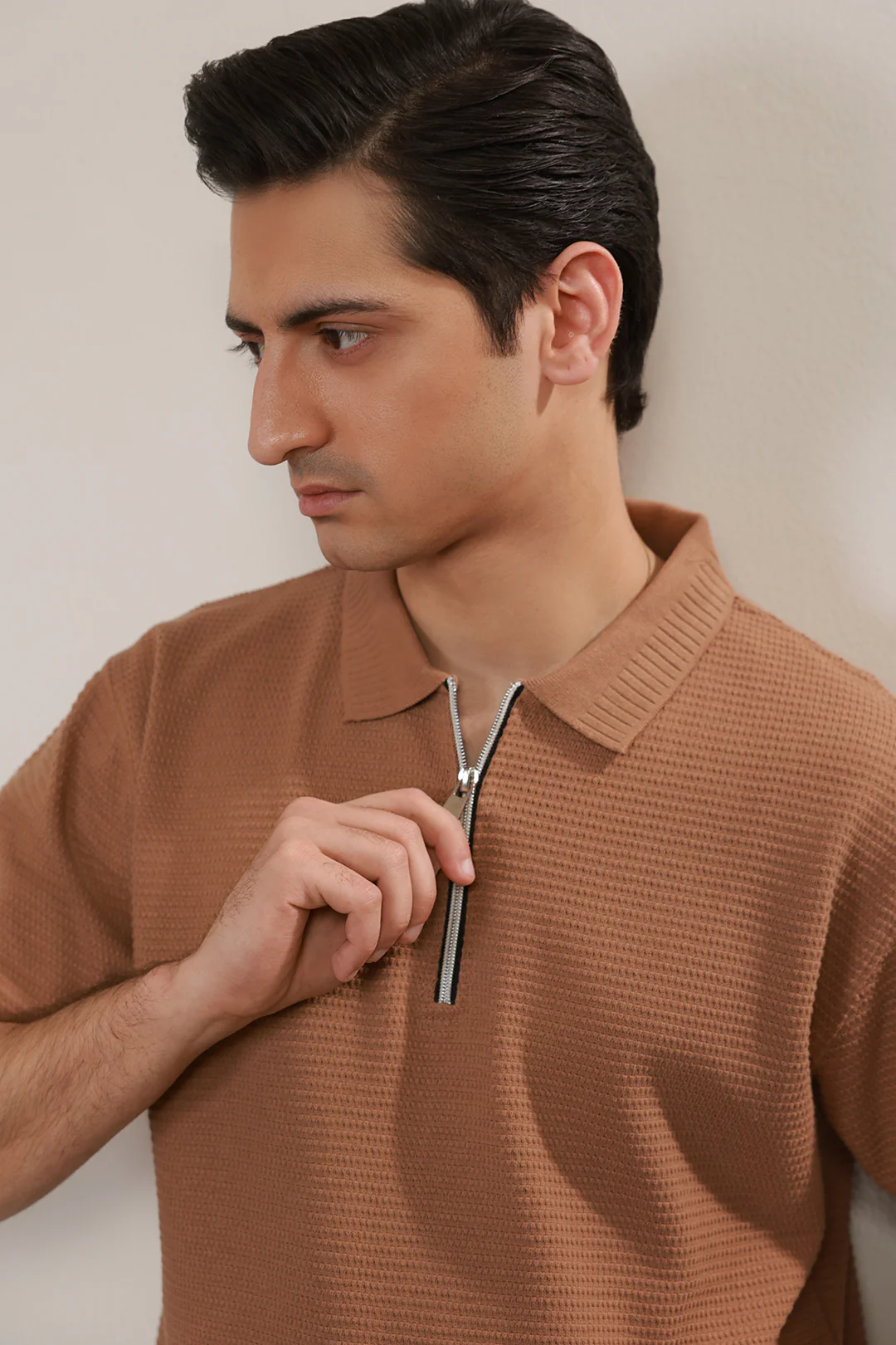 Loose Guage Zipper Polo - 6001 - Image 16