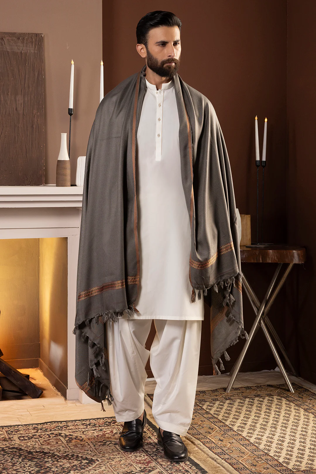 Men Shawl - 5006 - Image 4