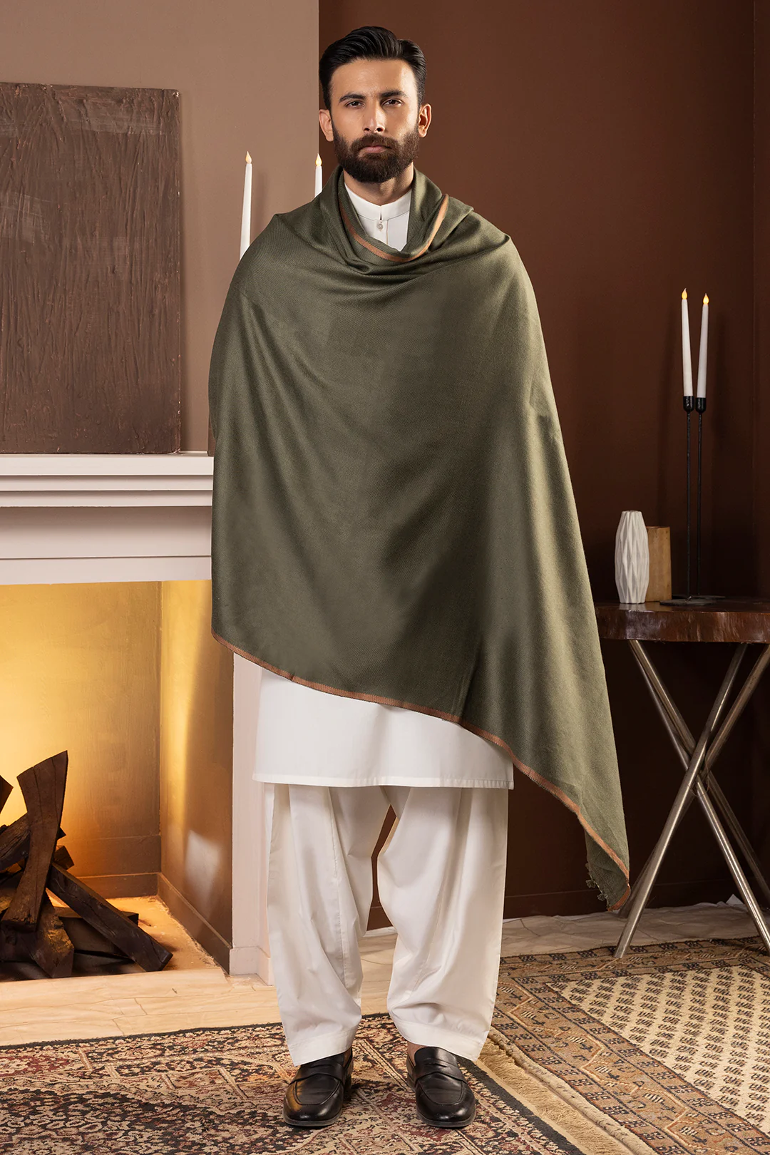 Men Shawl - 5007 - Image 3