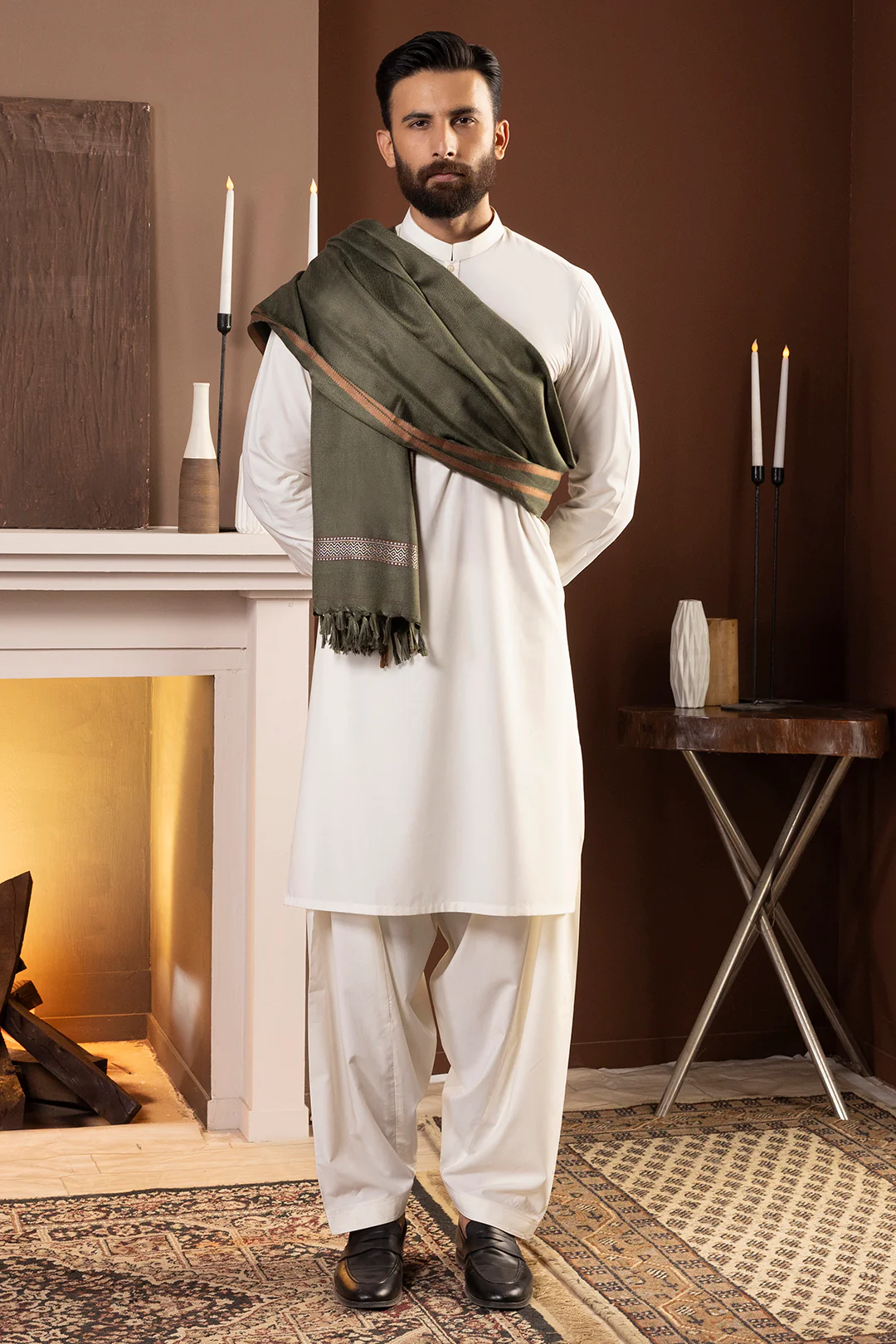 Men Shawl - 5007 - Image 4
