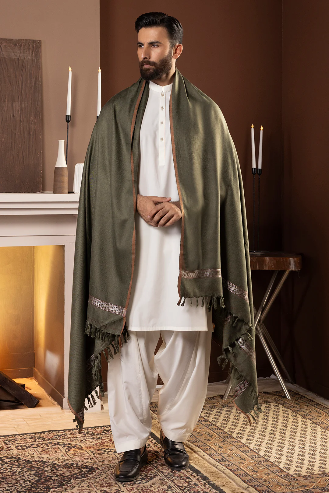 Men Shawl - 5007 - Image 6
