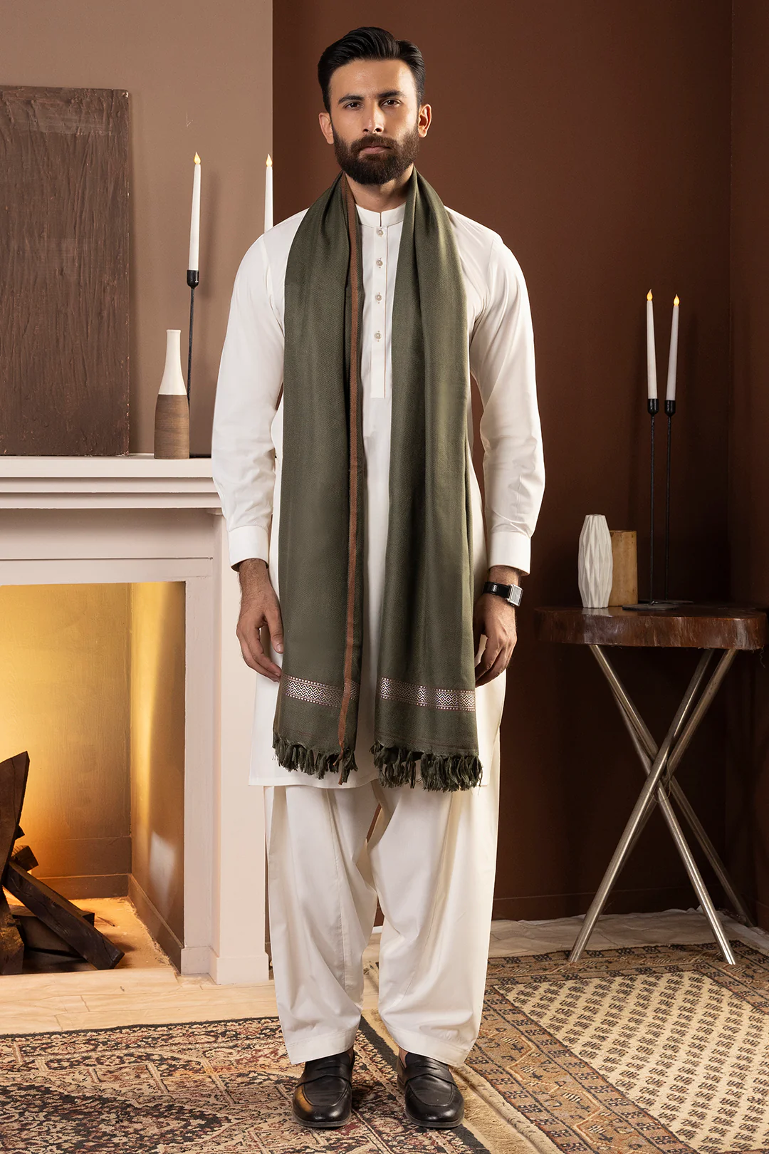 Men Shawl - 5007 - Image 8