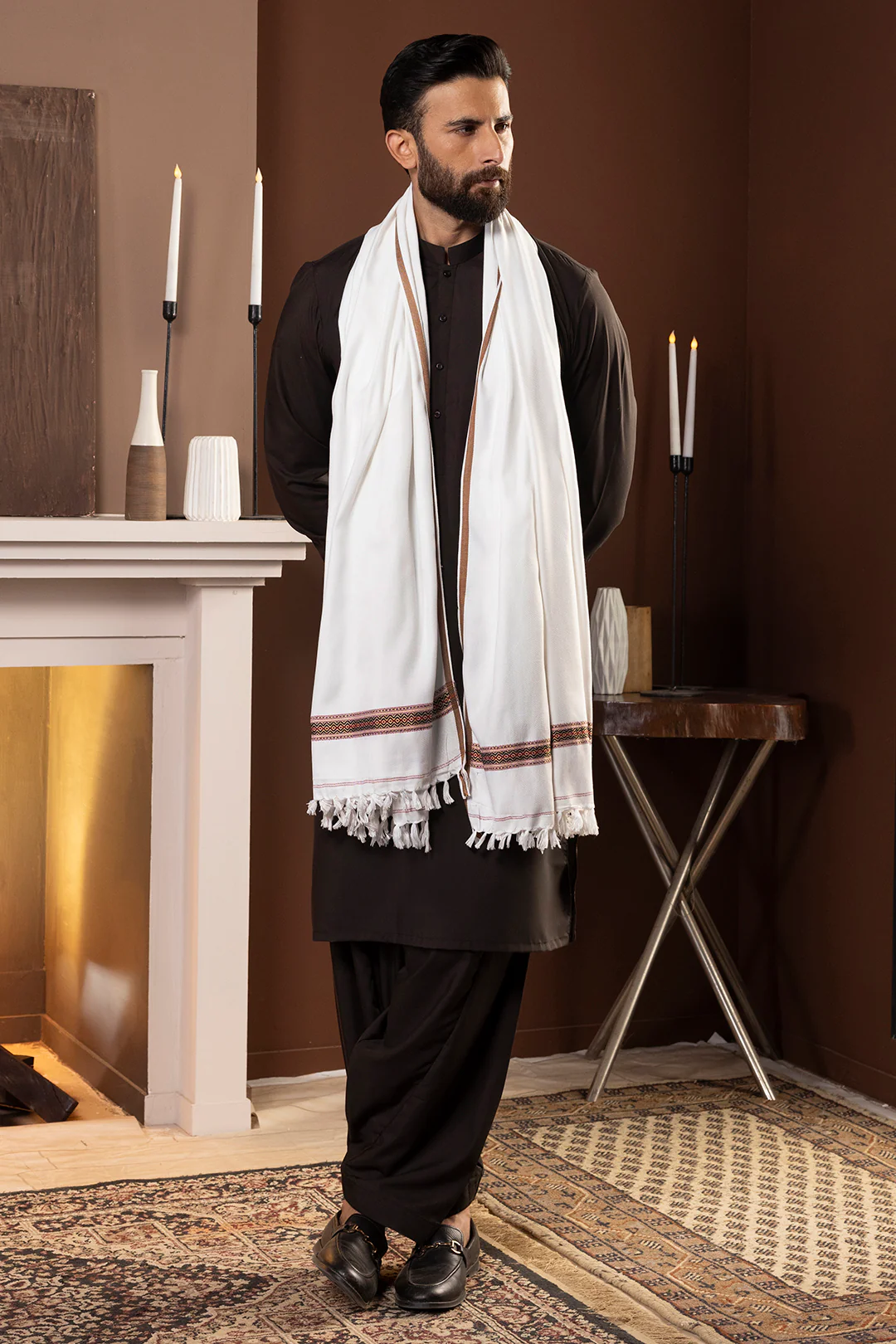 Men Shawl - 5008 - Image 4