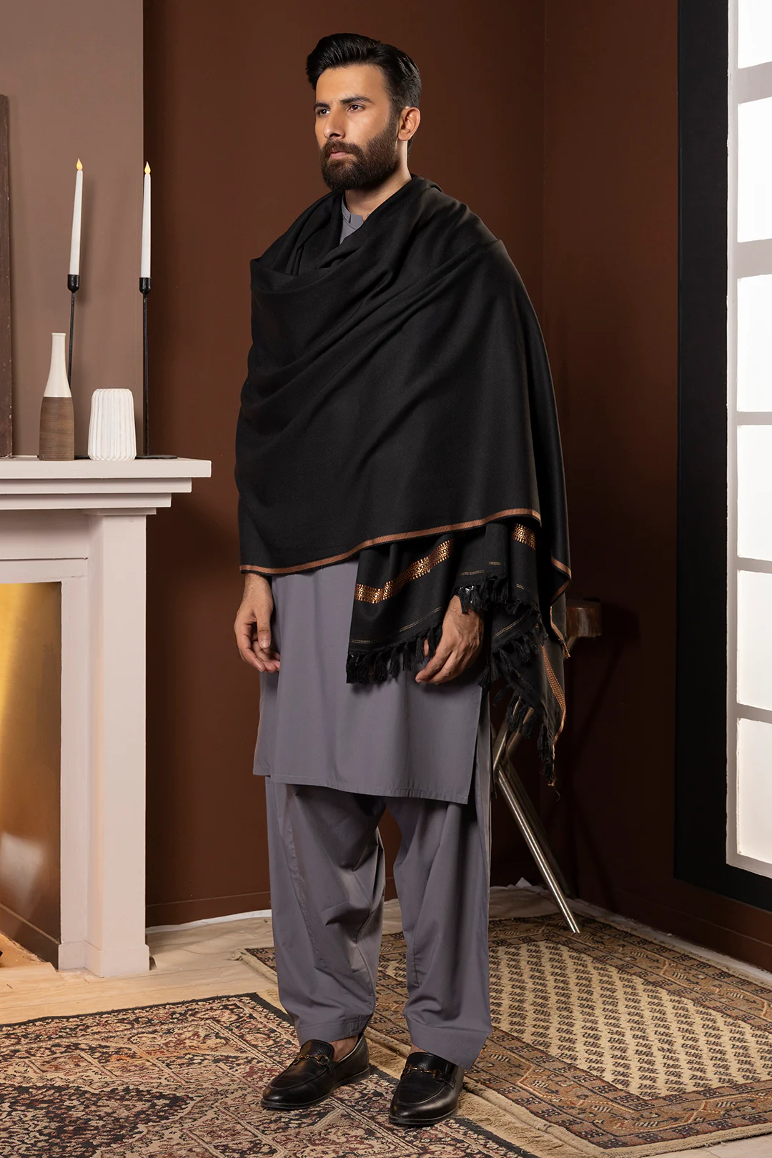 Men Shawl - 5001 - Image 5