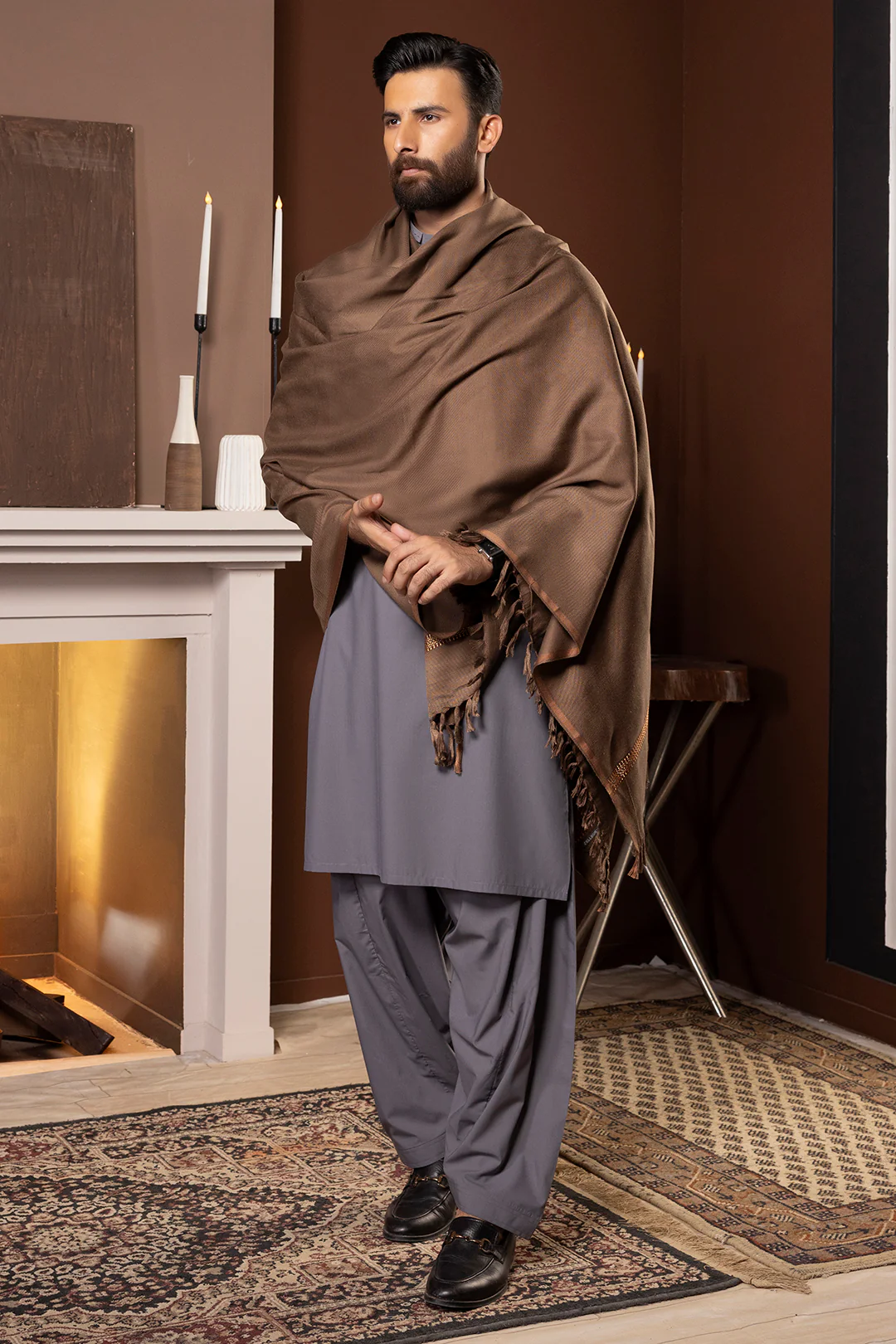 Men Shawl - 5004 - Image 3