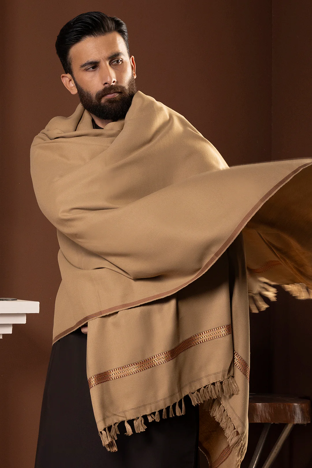 Men Shawl - 5008 - Image 3