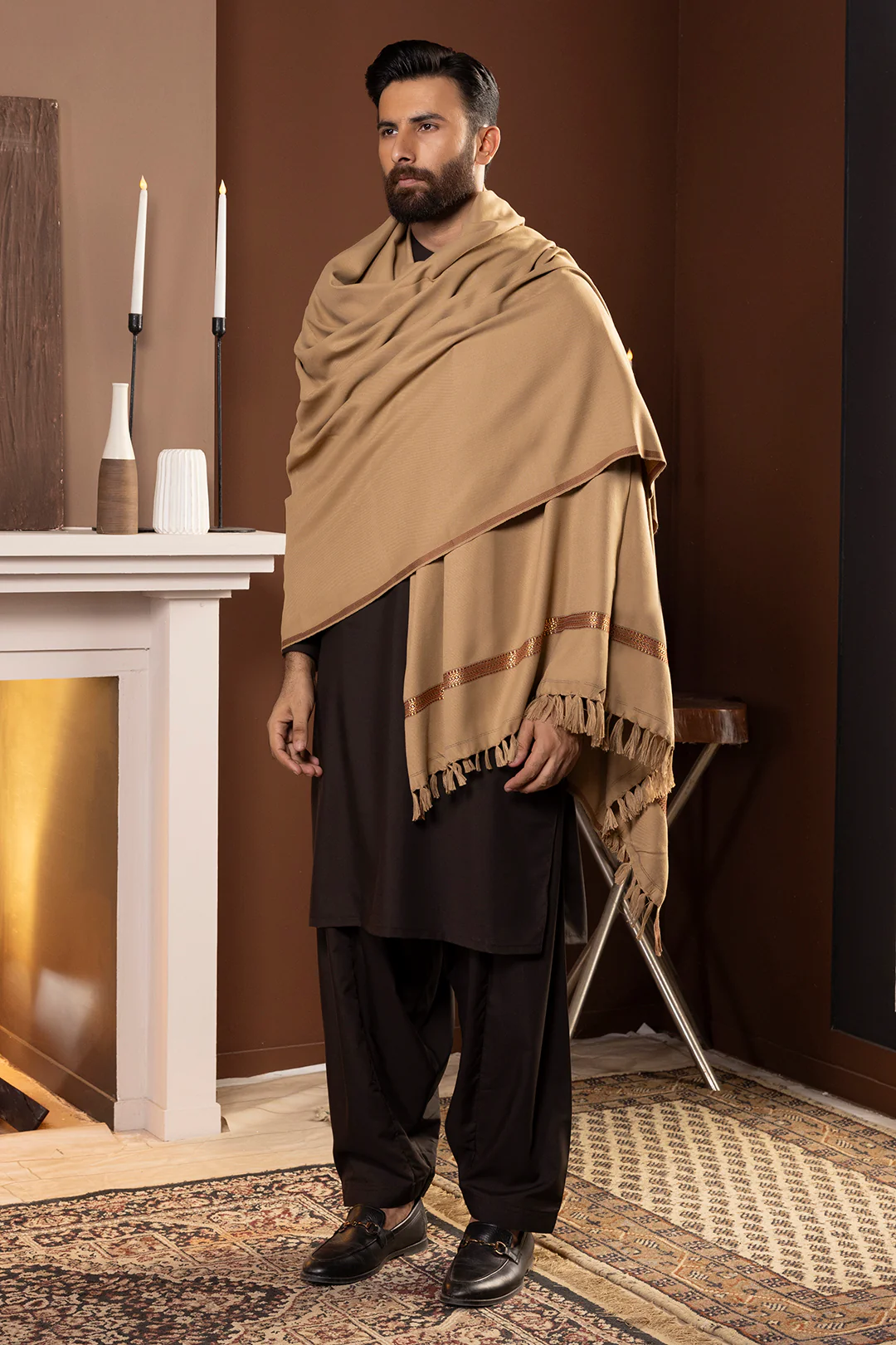 Men Shawl - 5008 - Image 4