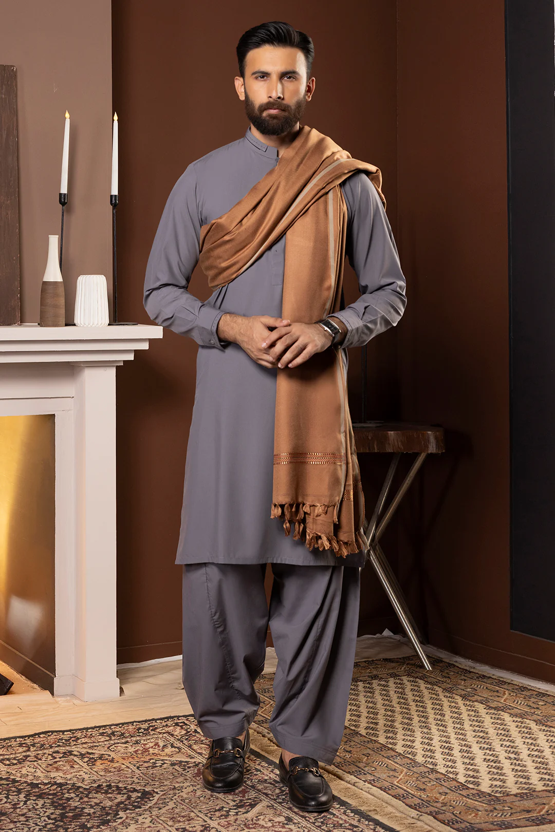 Men Shawl - 5009 - Image 8