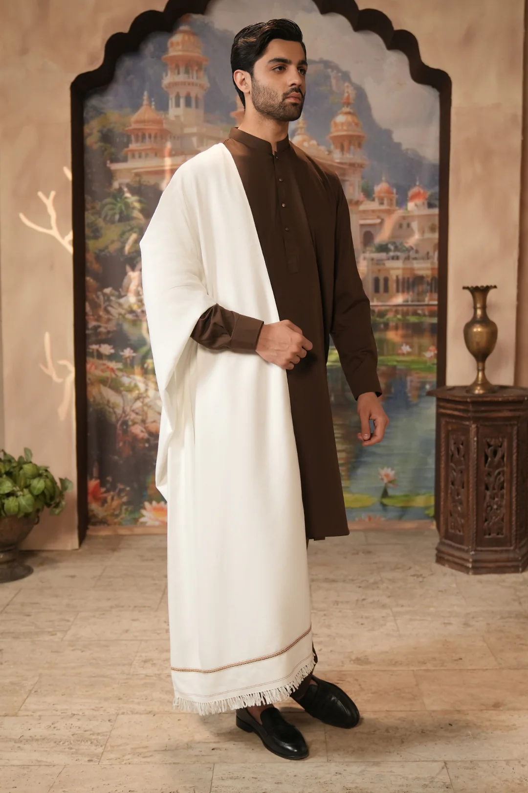 Men Shawl - S001 - Image 4