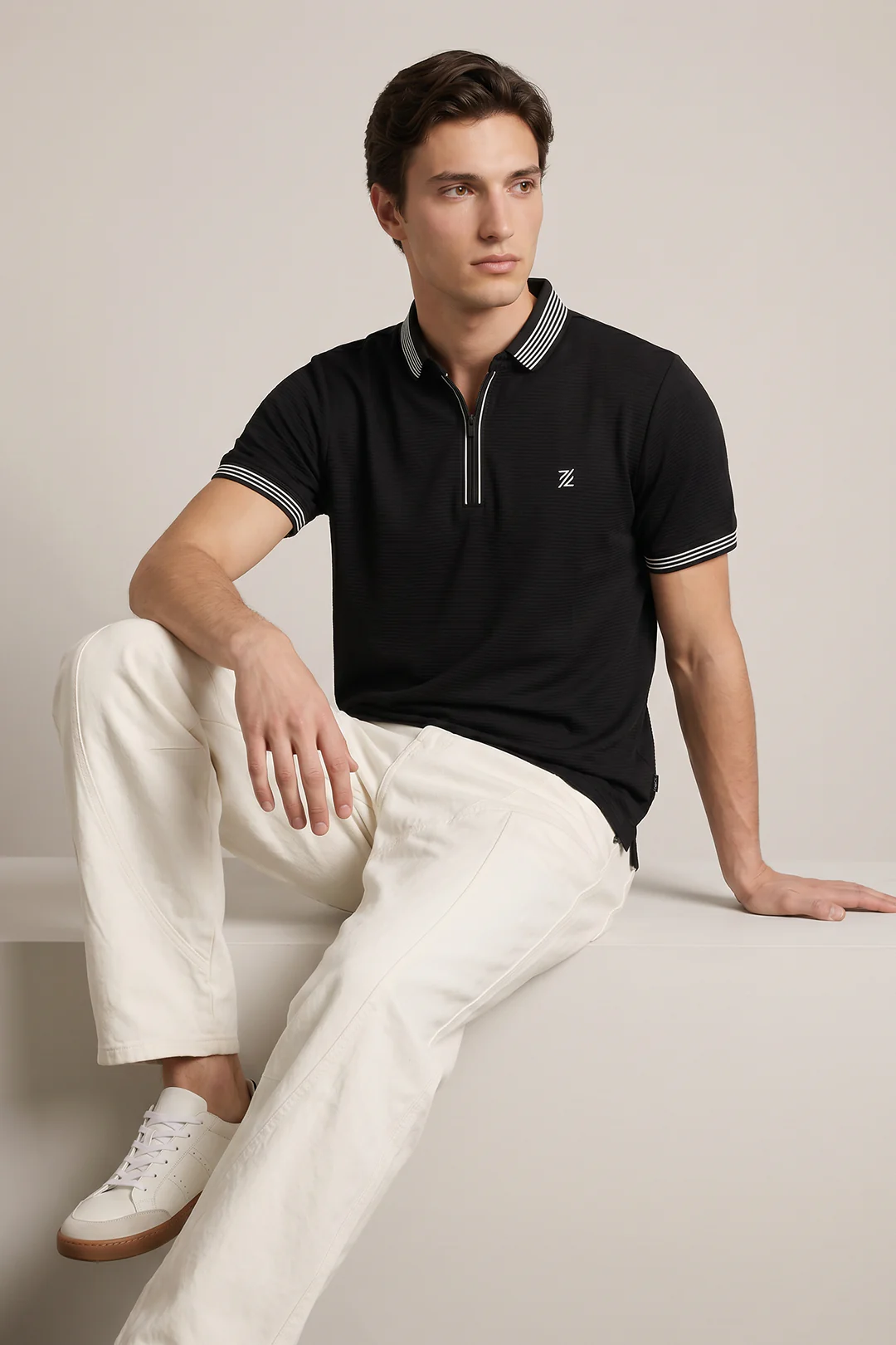Ottoman Textured Polo - 6002 - Image 5