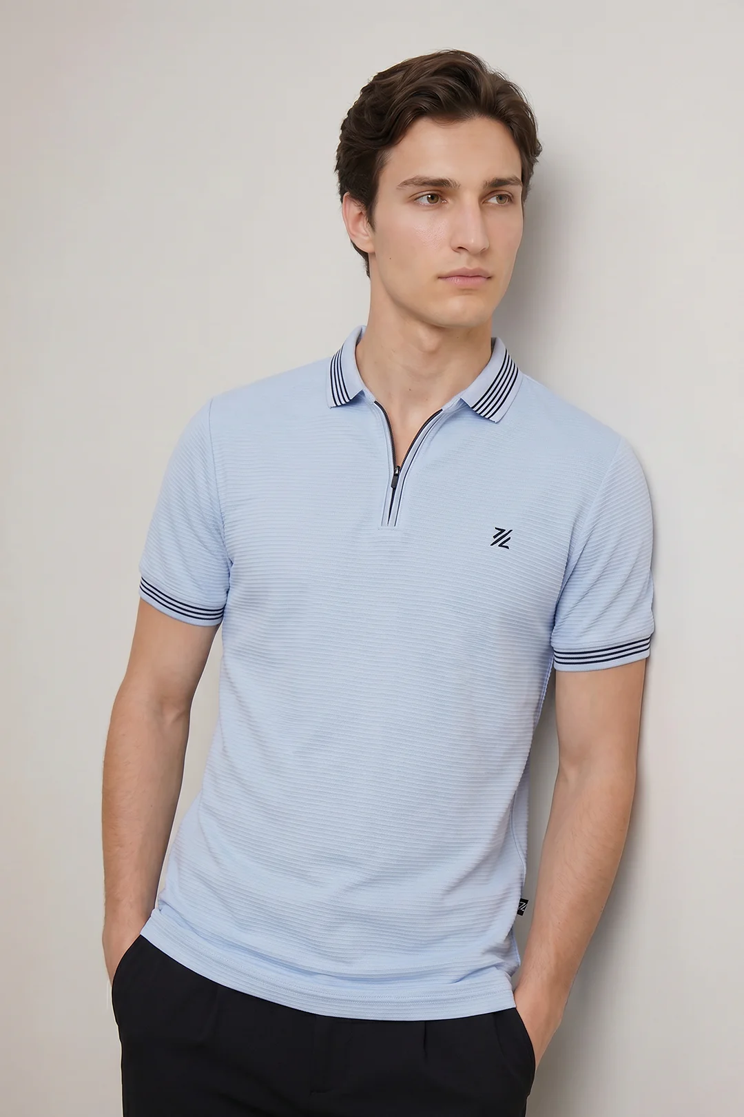 Ottoman Textured Polo - 6002 - Image 6