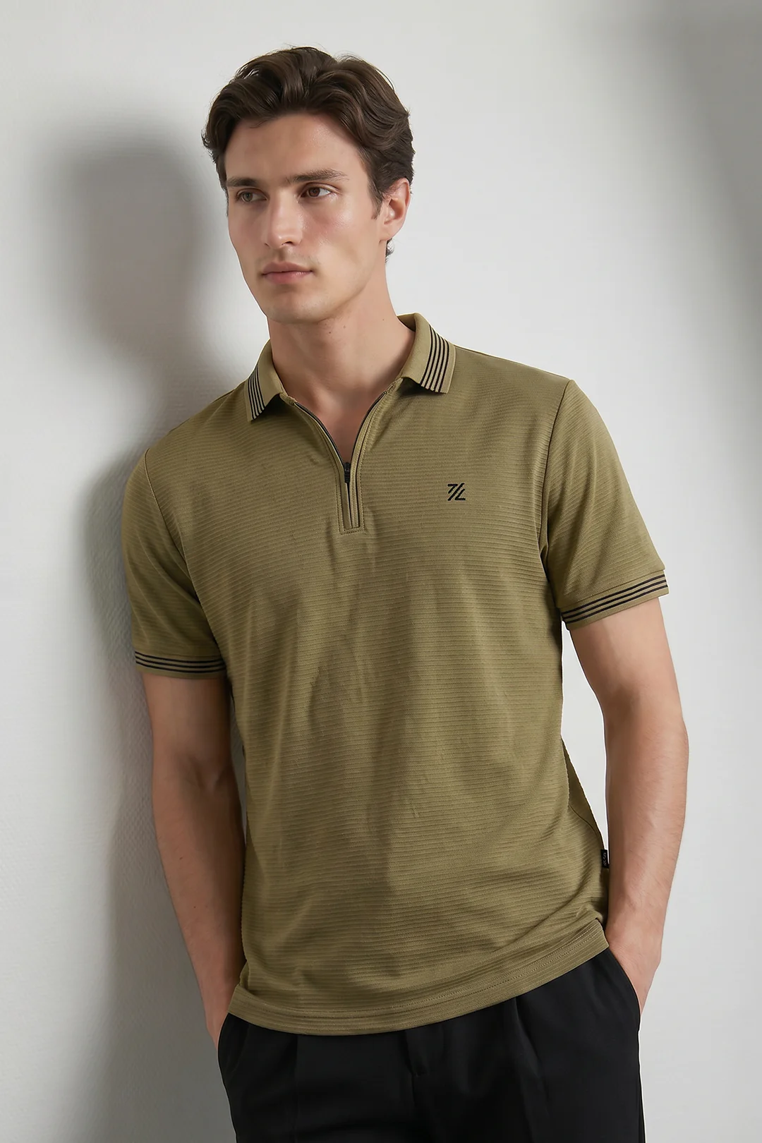 Ottoman Textured Polo - 6002 - Image 4