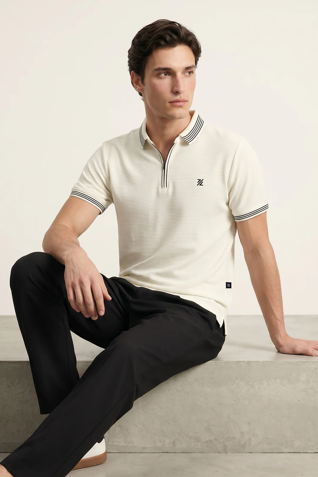 Ottoman Textured Polo - 6002 - Image 5