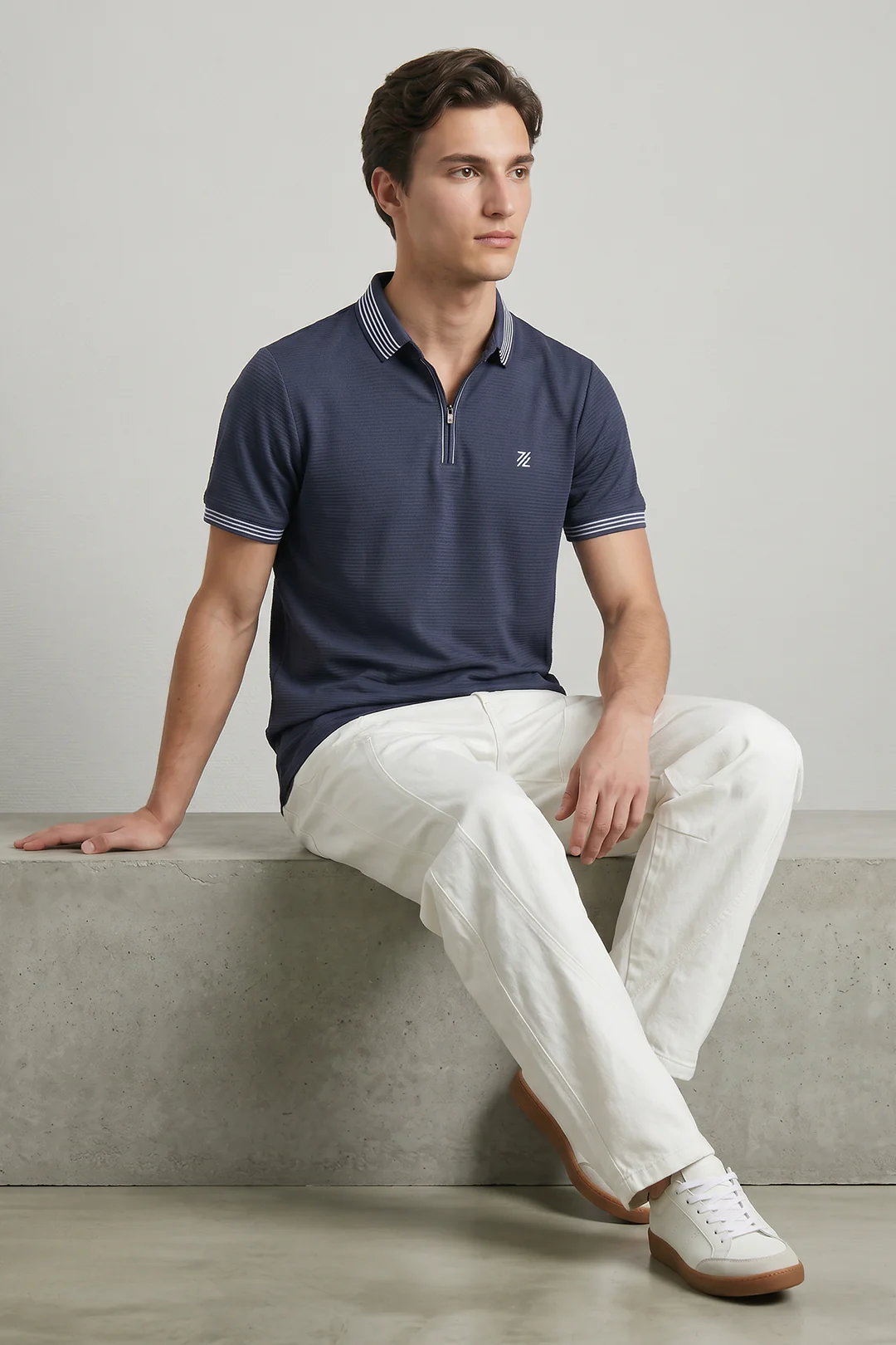 Ottoman Textured Polo - 6002 - Image 6