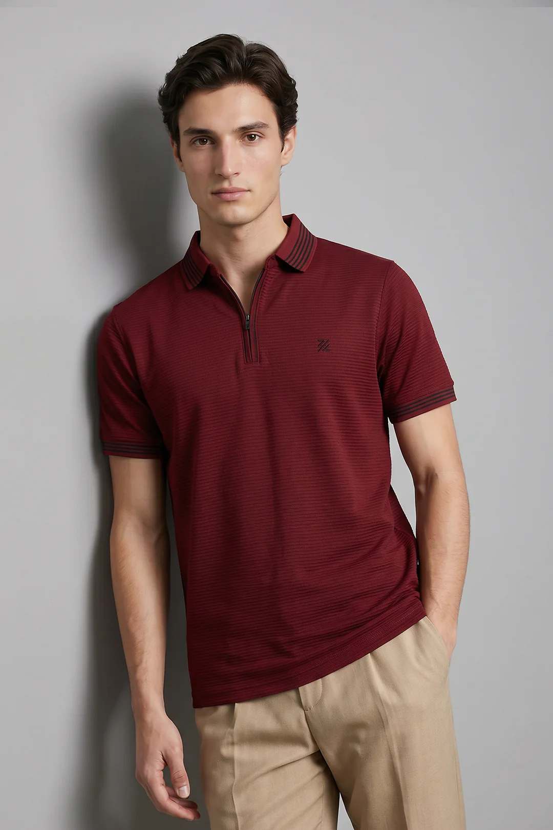 Ottoman Textured Polo - 6002 - Image 6