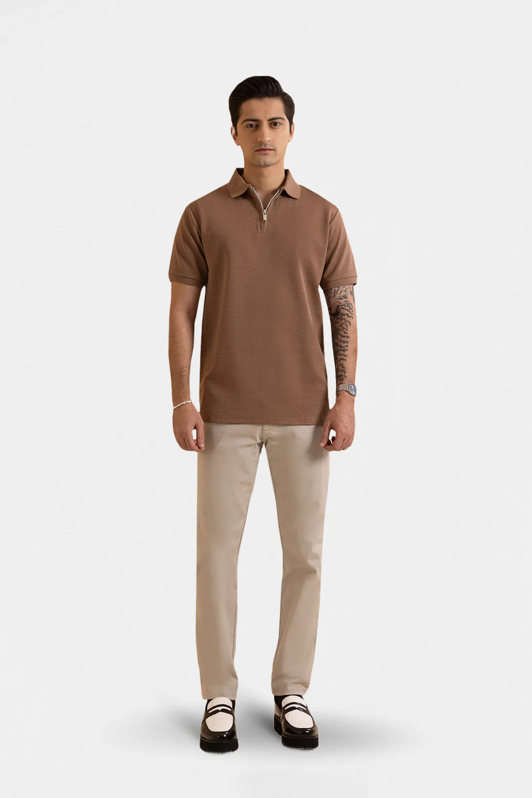 Ottoman Zipper Polo - 5001 - Image 10