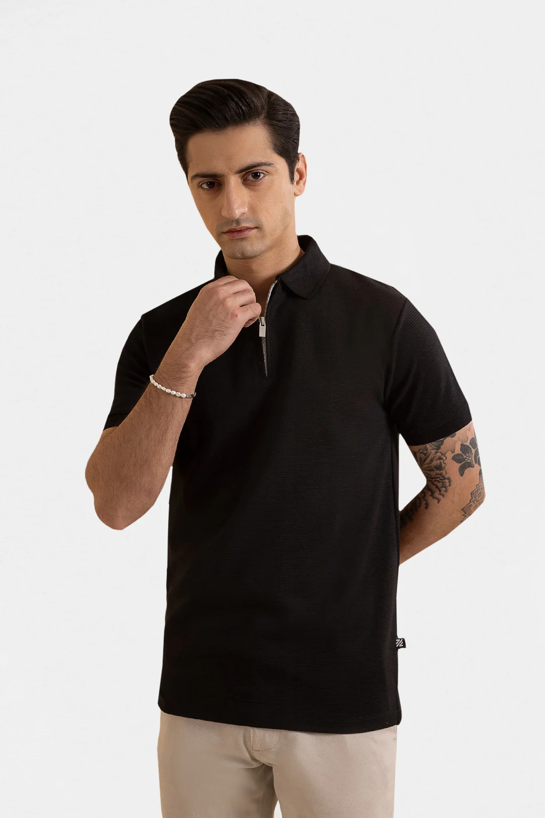 Ottoman Zipper Polo - 5001 - Image 3