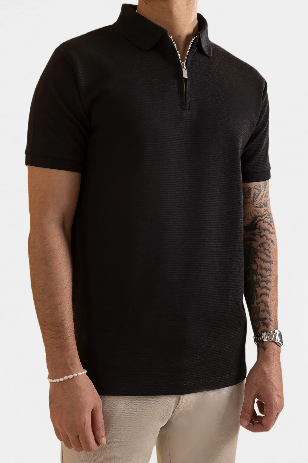 Ottoman Zipper Polo - 5001 - Image 4
