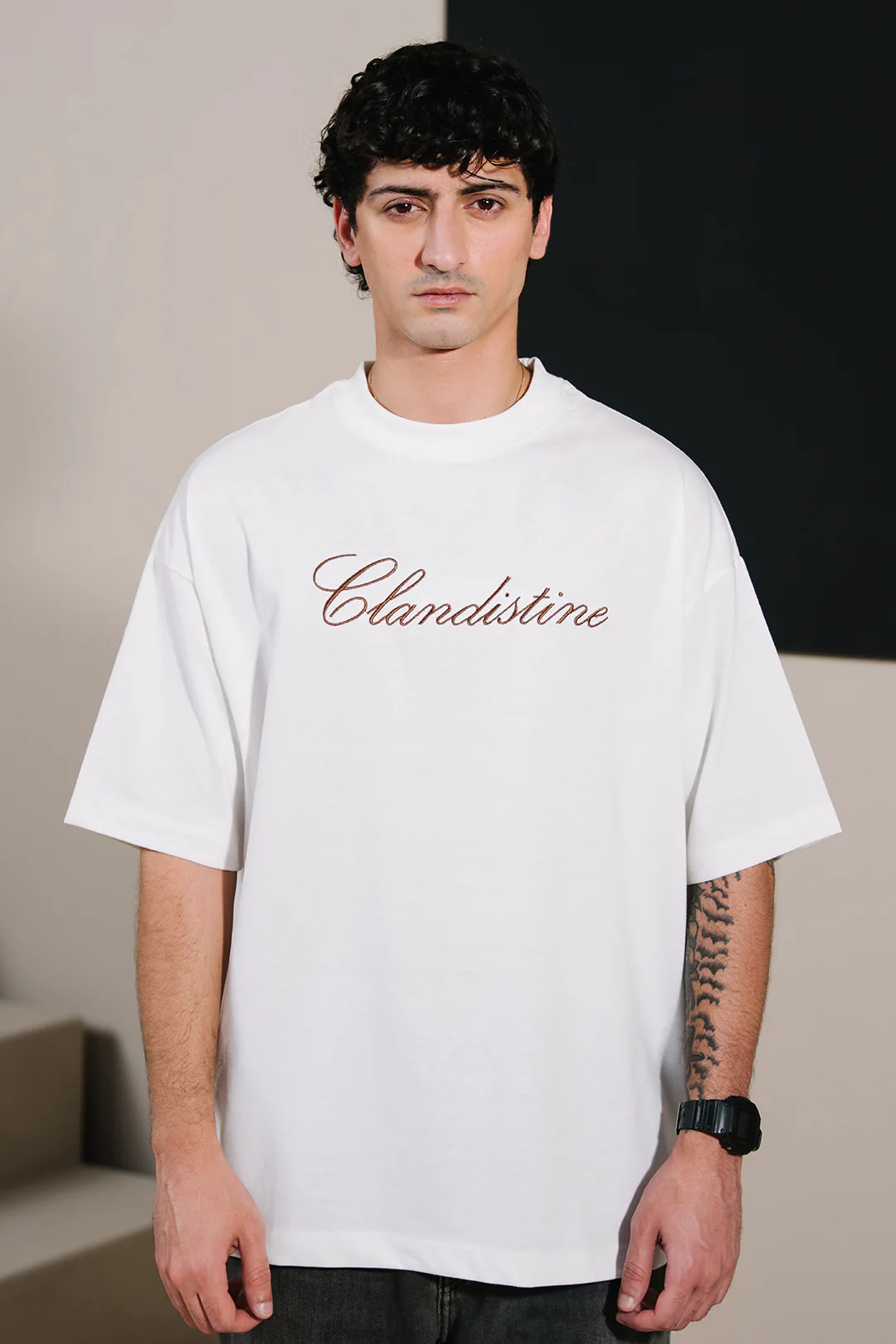 Oversized Graphic T-Shirt - D007