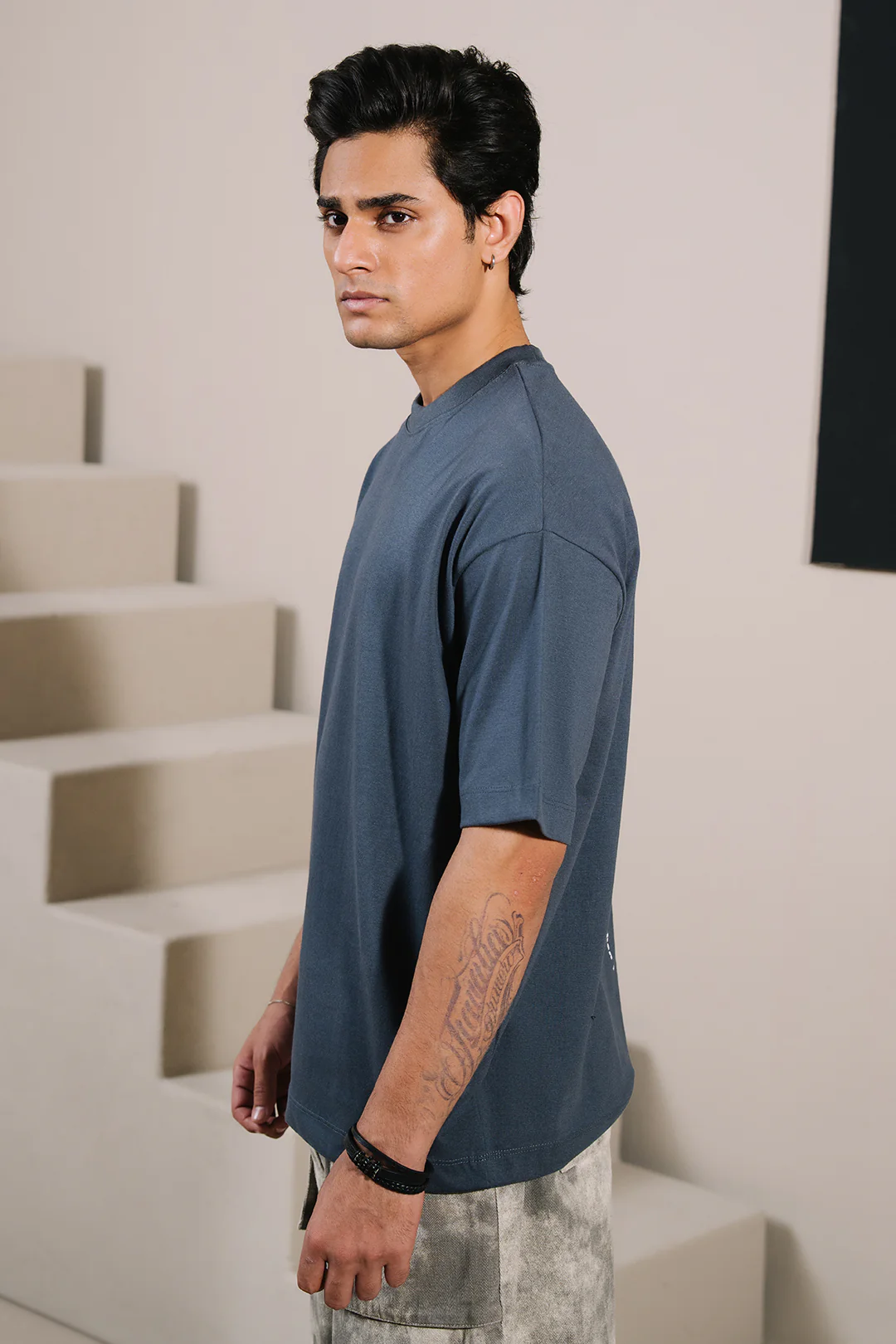 Oversized Graphic T-Shirt - D016 - Image 3