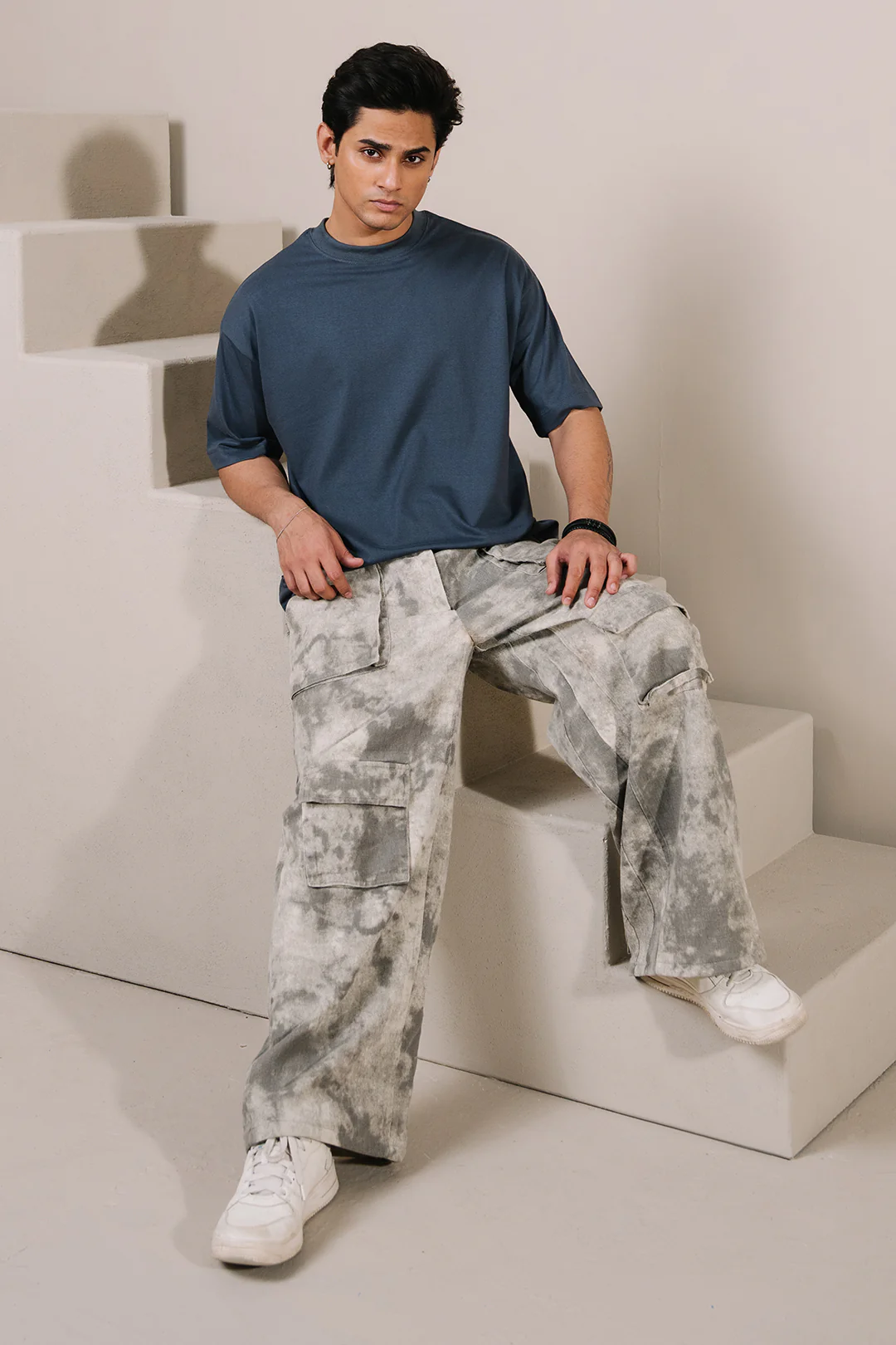 Oversized Graphic T-Shirt - D016 - Image 5