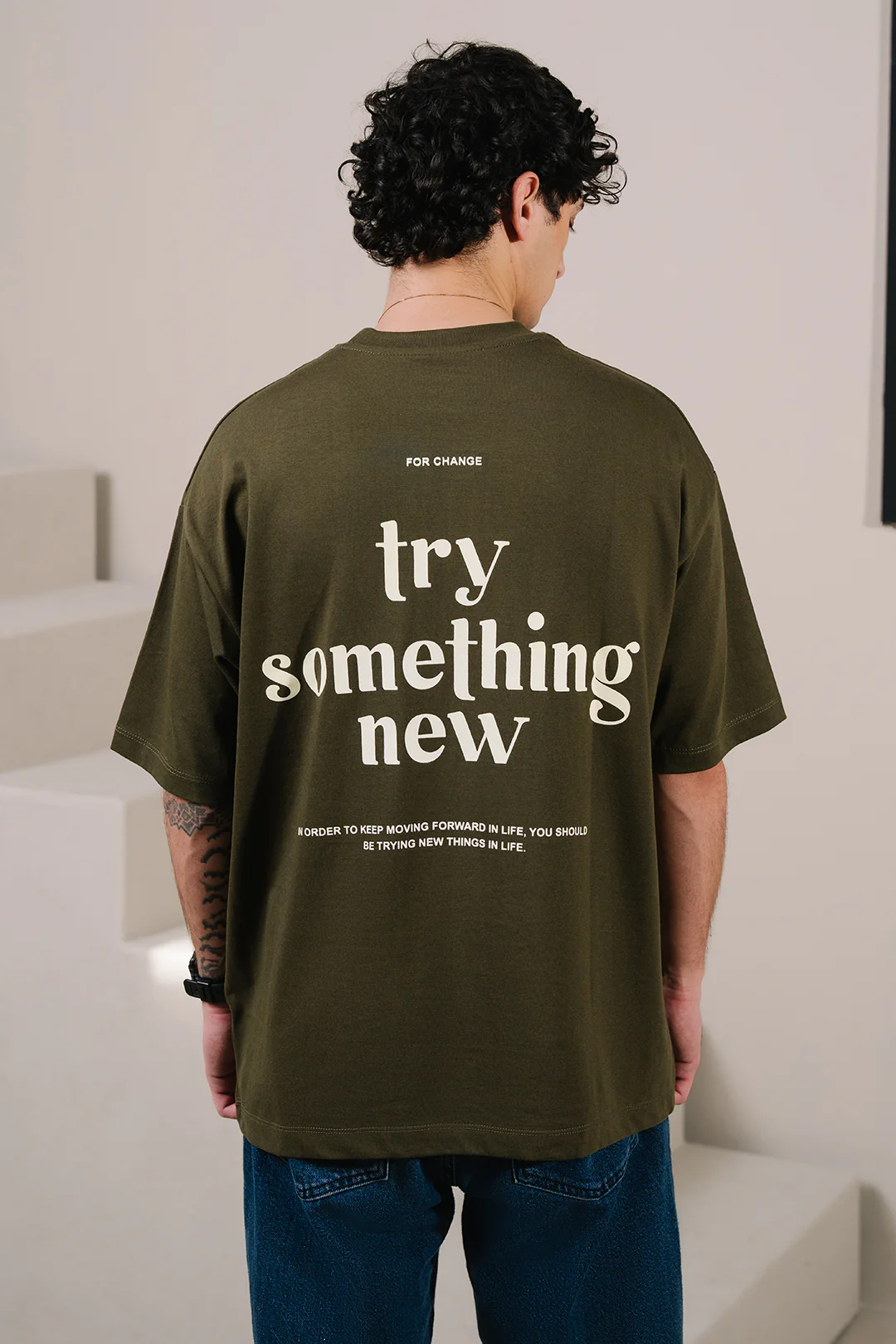 Oversized Graphic T-Shirt - D025