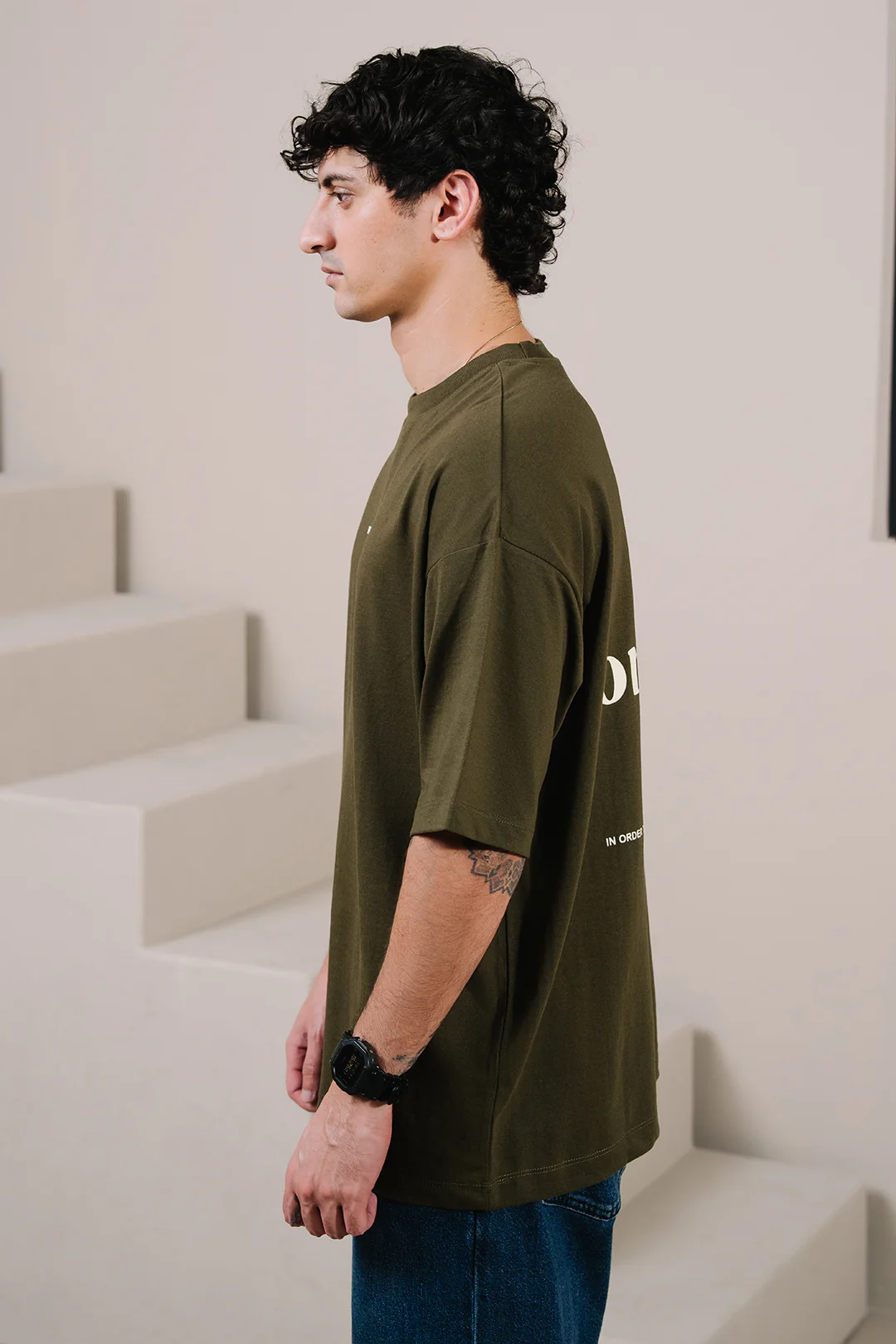 Oversized Graphic T-Shirt - D025 - Image 5