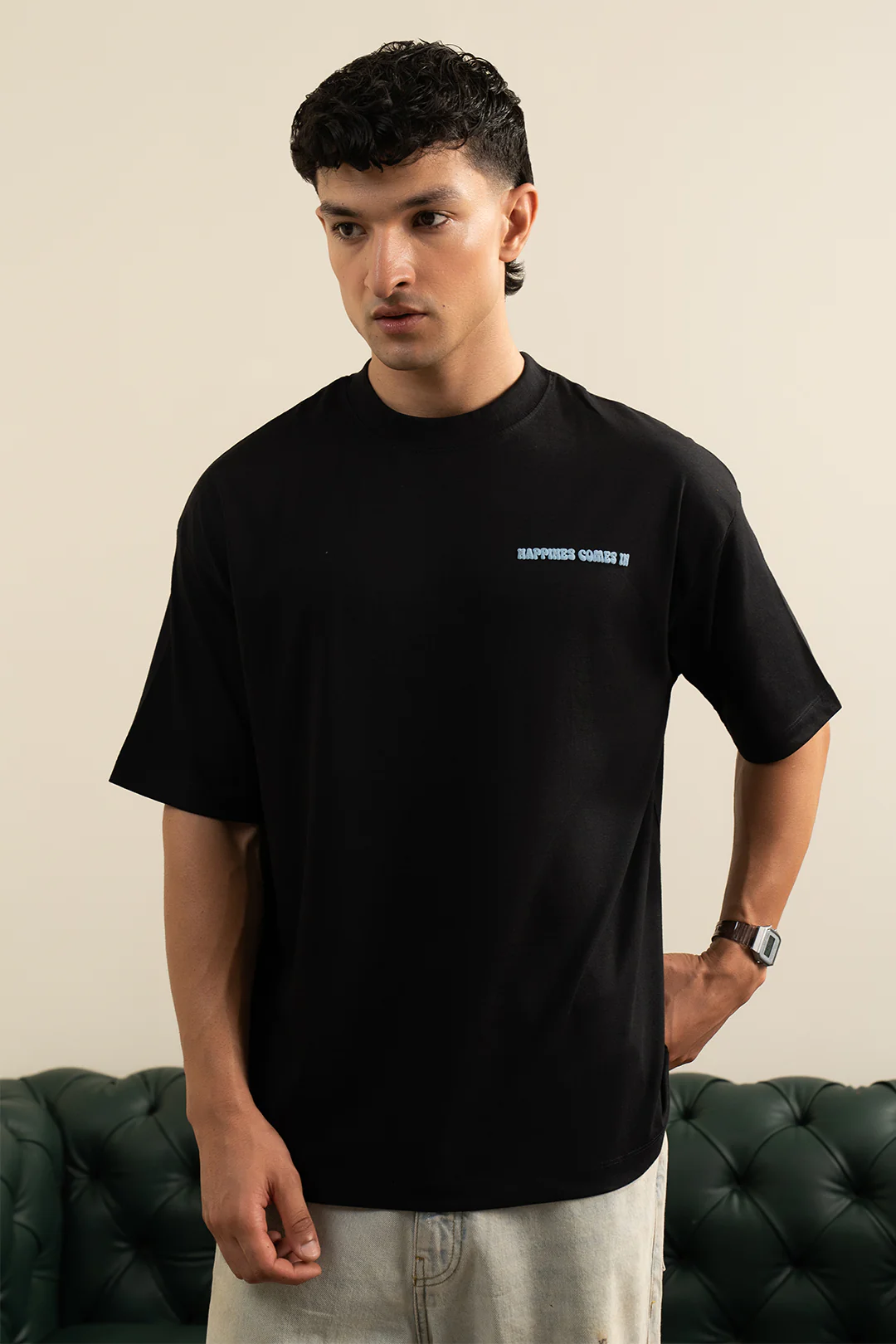 Oversized Graphic T-Shirt - D028