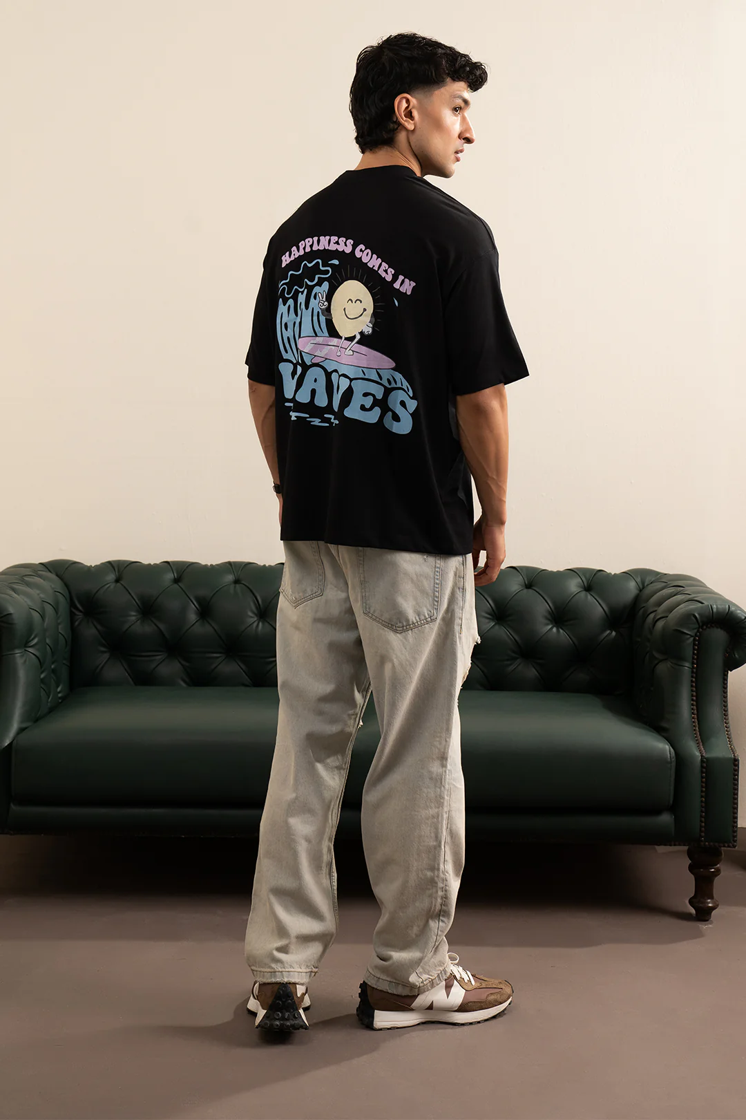 Oversized Graphic T-Shirt - D028 - Image 6