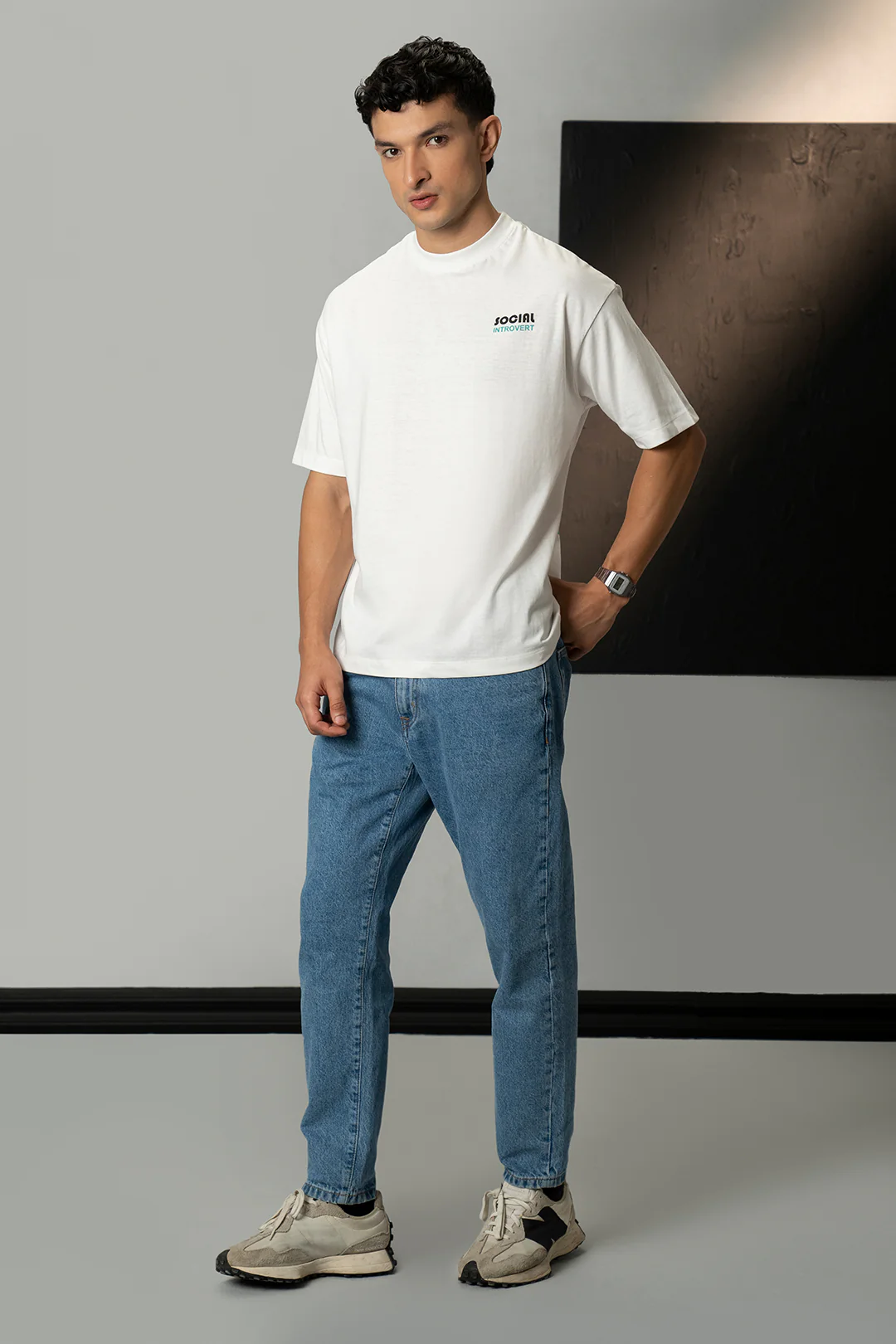 Oversized Graphic T-Shirt - D032 - Image 6