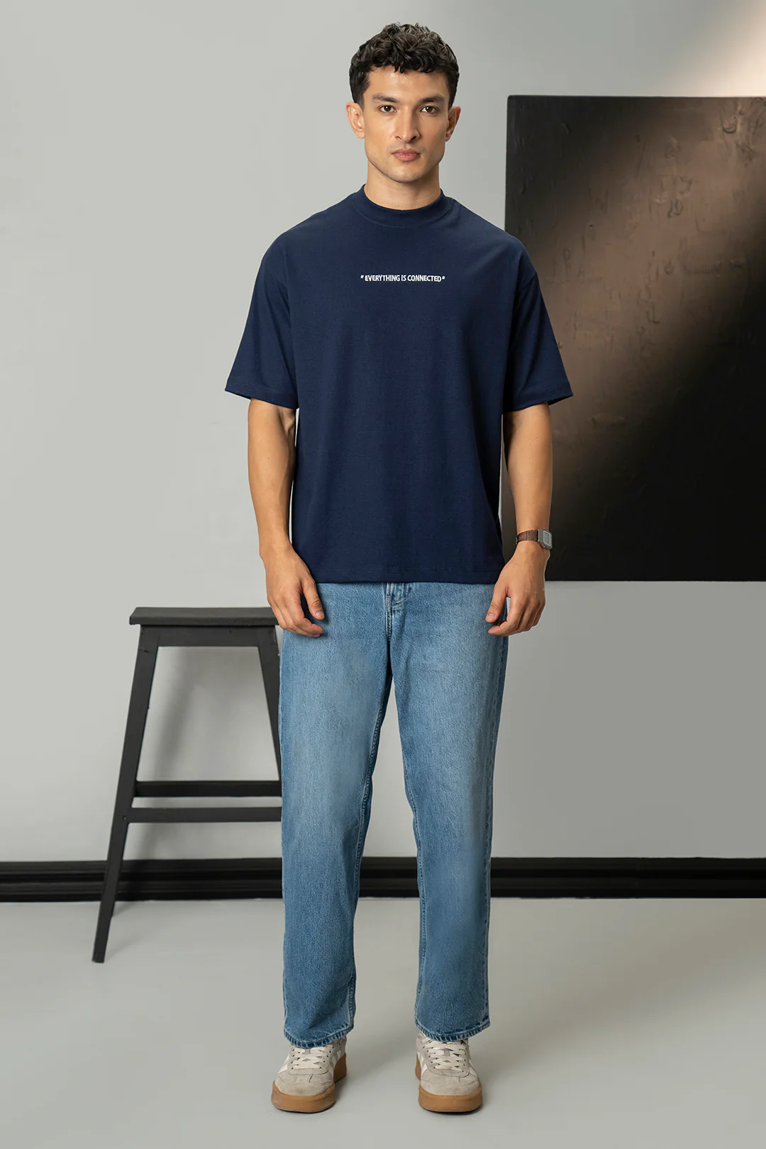 Oversized Graphic T-Shirt - D035 - Image 5