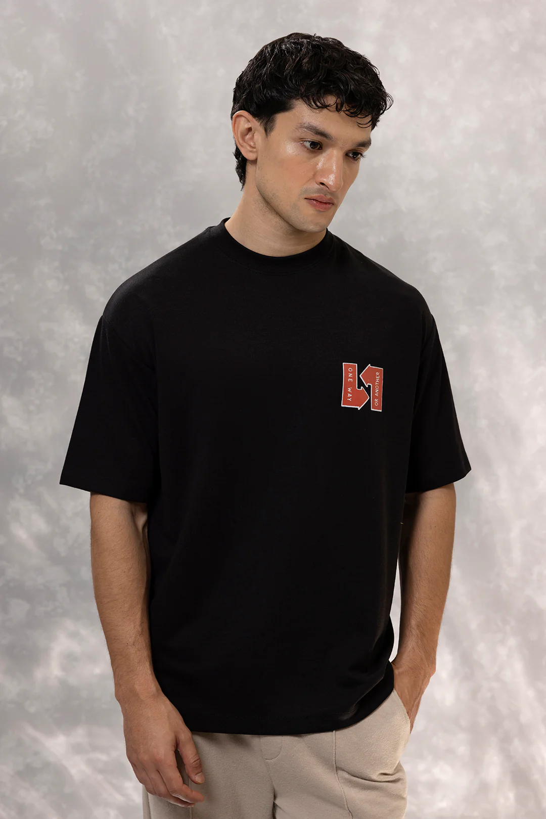 Oversized Graphic T-Shirt - D060 - Image 6