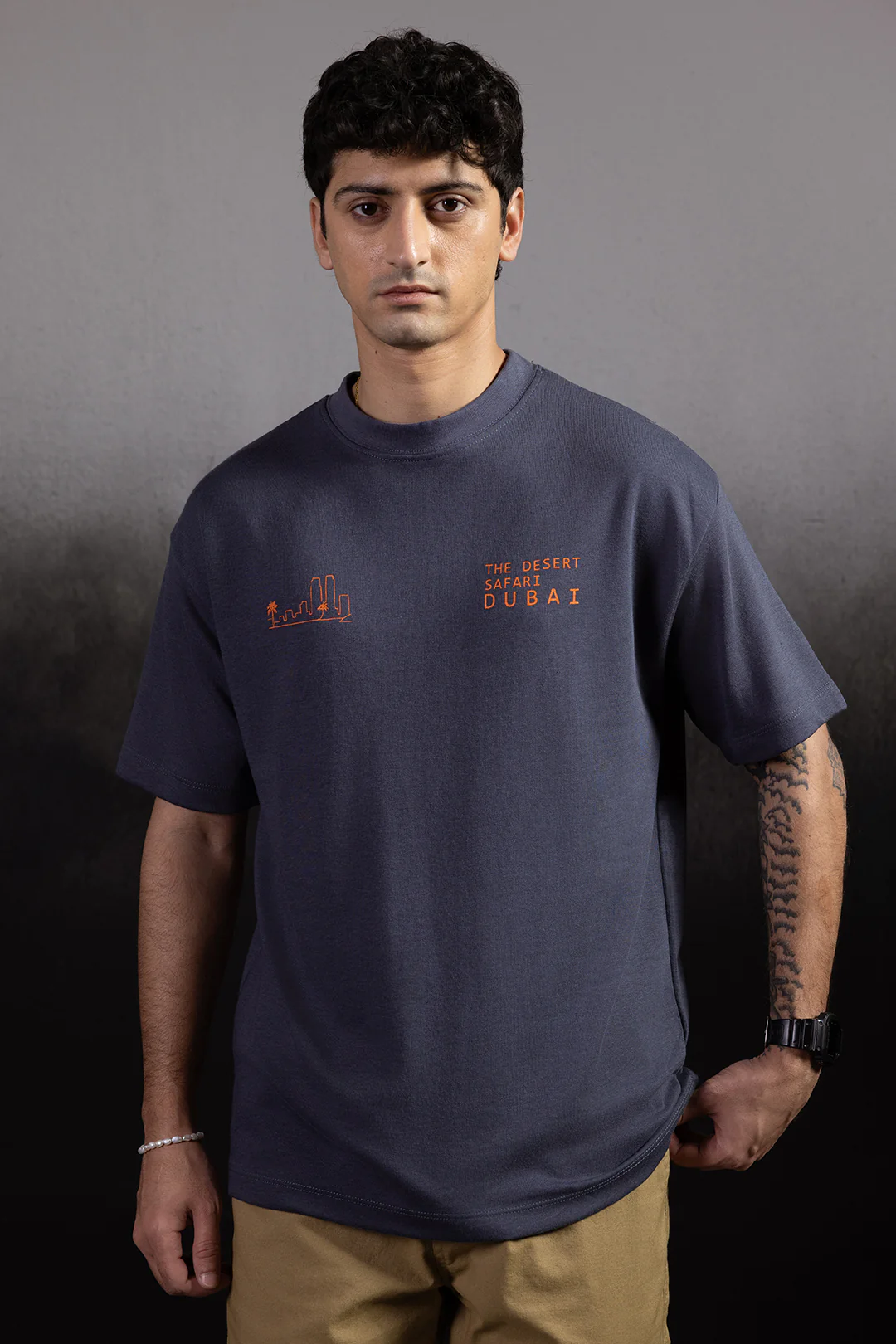 Oversized Graphic T-Shirt - D061 - Image 2