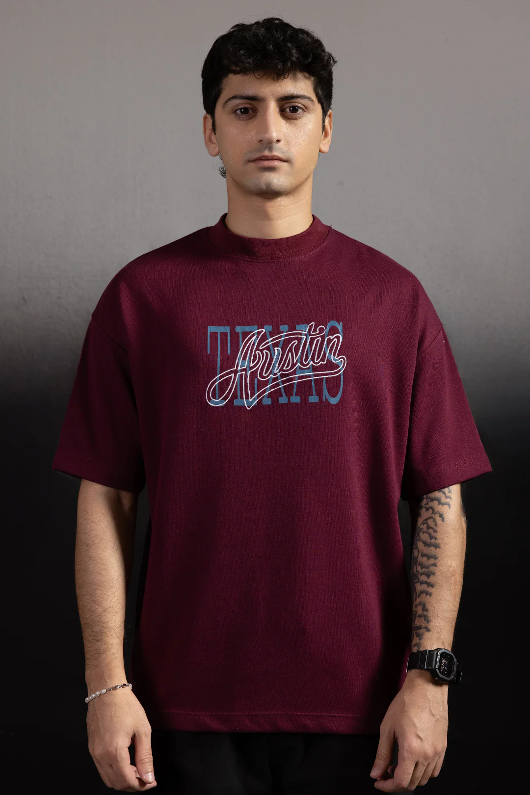 Oversized Graphic T-Shirt - D067