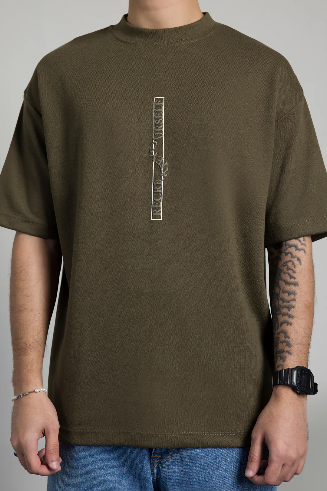 Oversized Graphic T-Shirt - D072 - Image 9