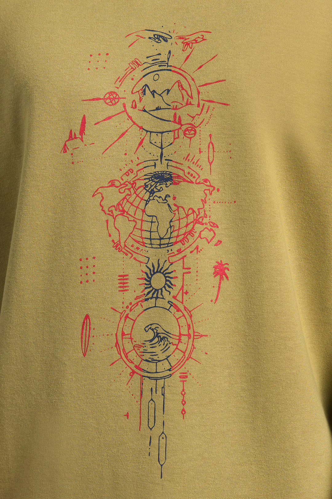 Oversized Graphic T-Shirt - D075 - Image 3