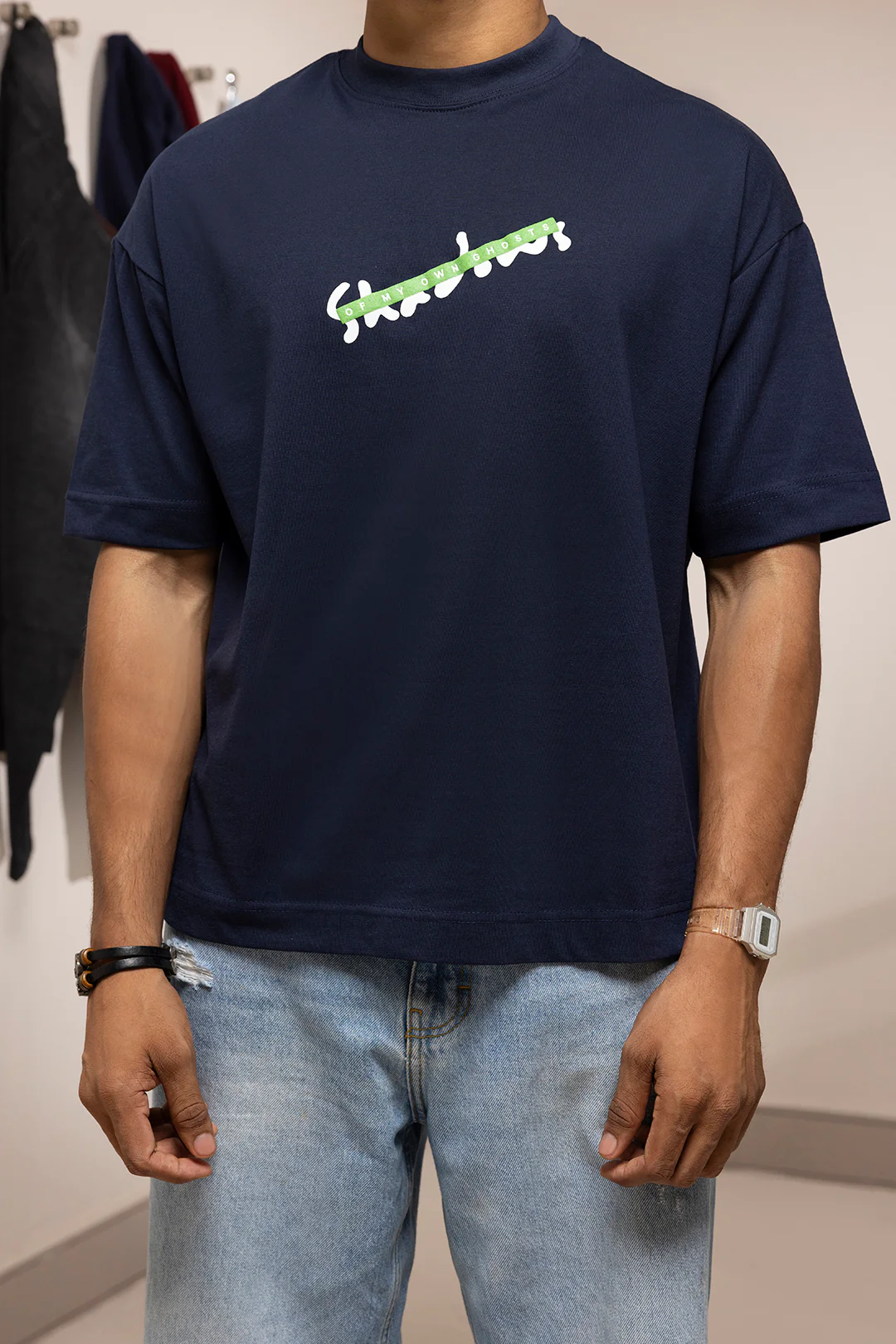 Oversized Graphic T-Shirt - D085 - Image 4