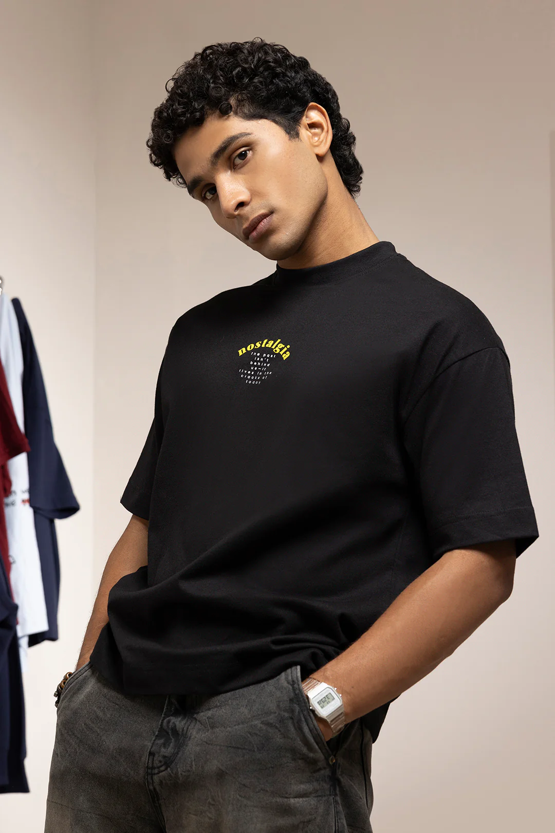 Oversized Graphic T-Shirt - D094 - Image 3