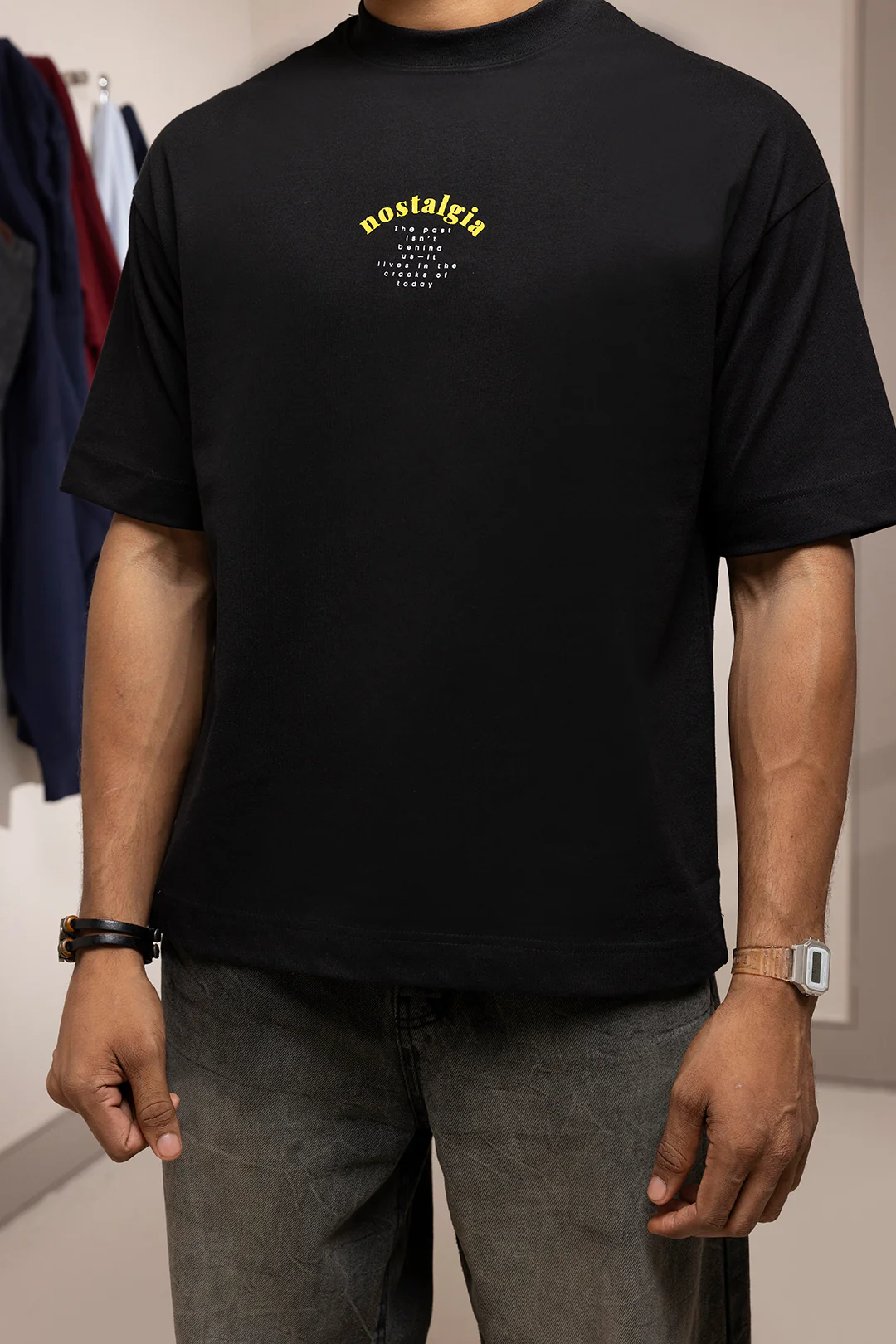 Oversized Graphic T-Shirt - D094 - Image 5