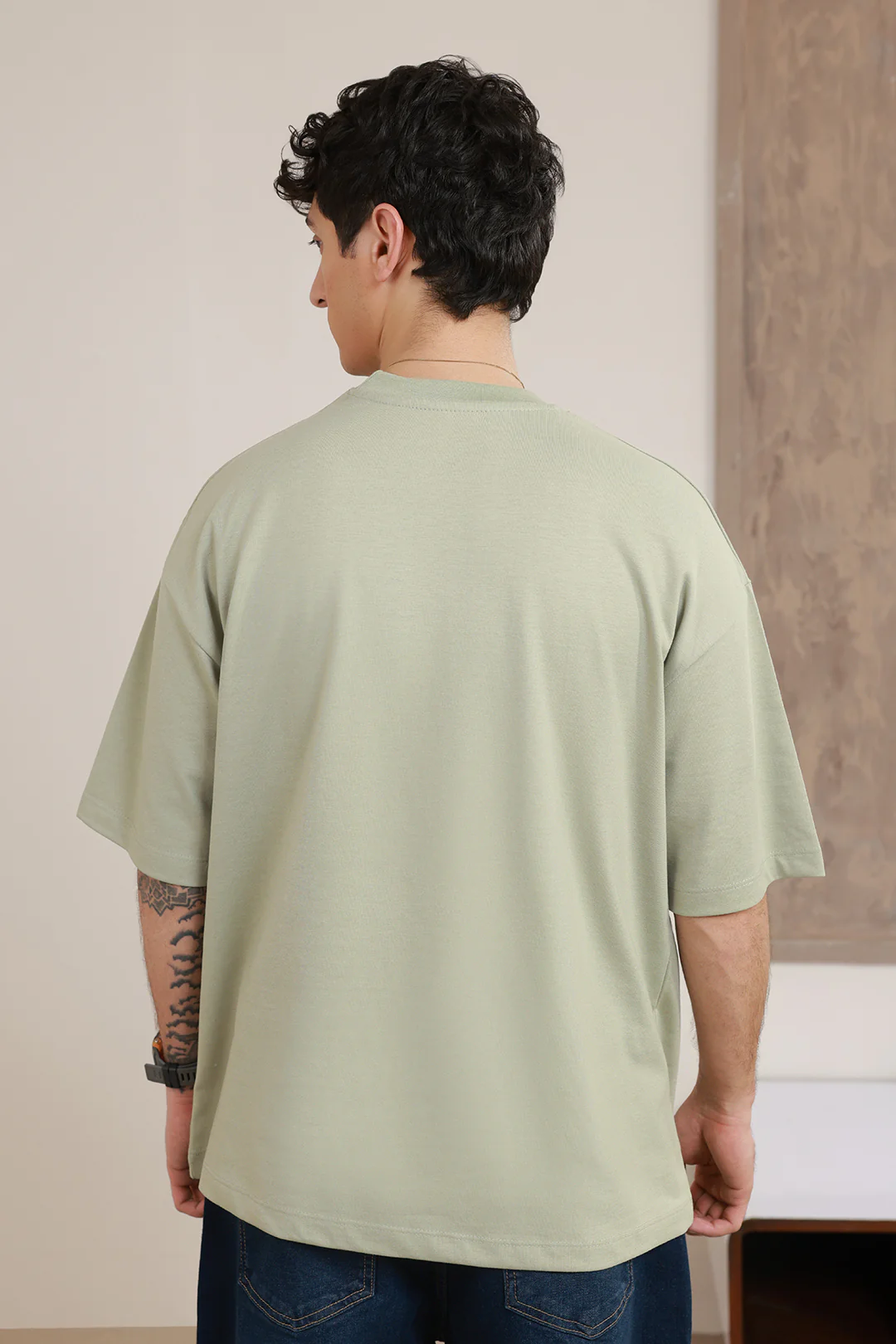 Oversized Graphic T-Shirt - D102 - Image 3